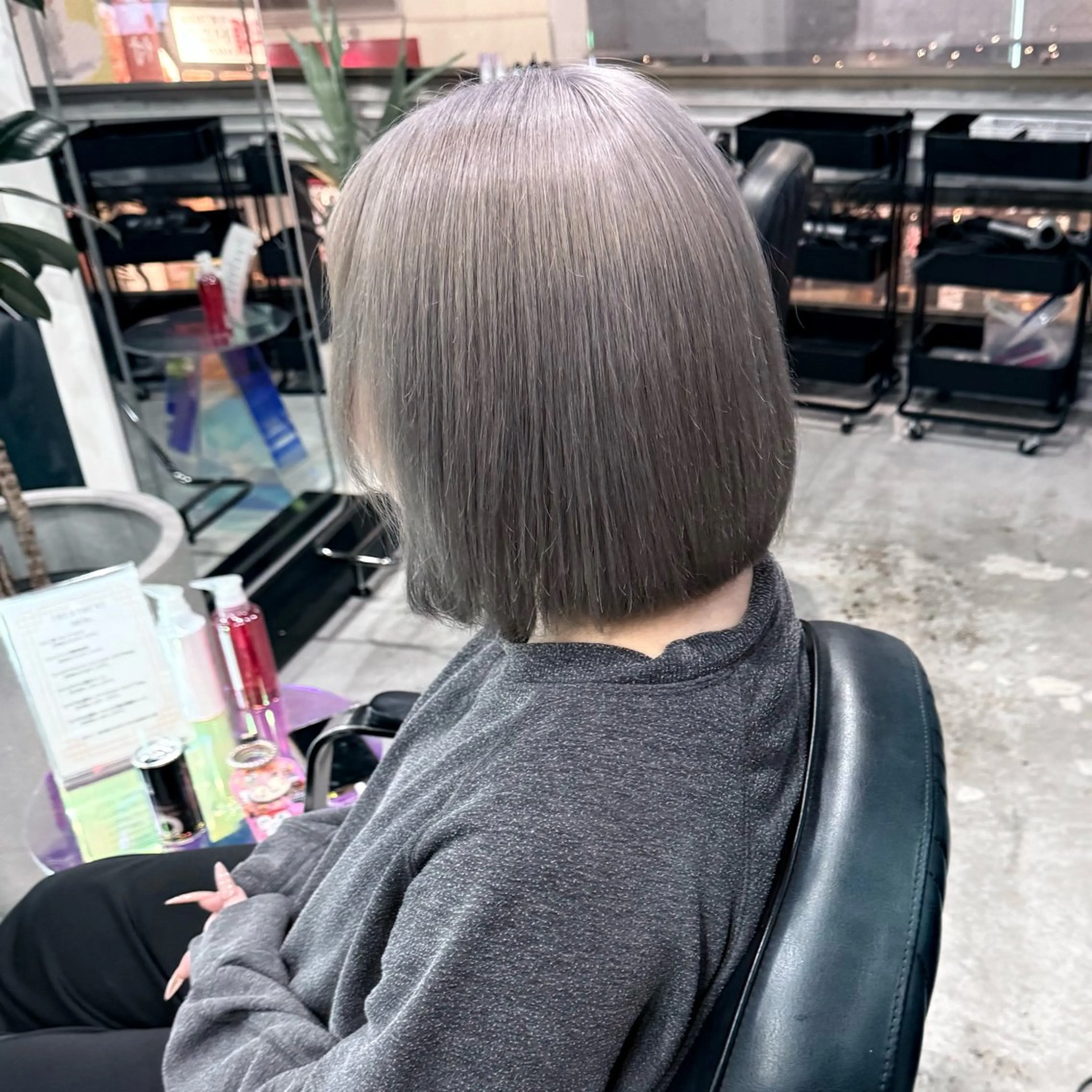 ショート ボブ uland Reaのマツエク・マツパデザイン