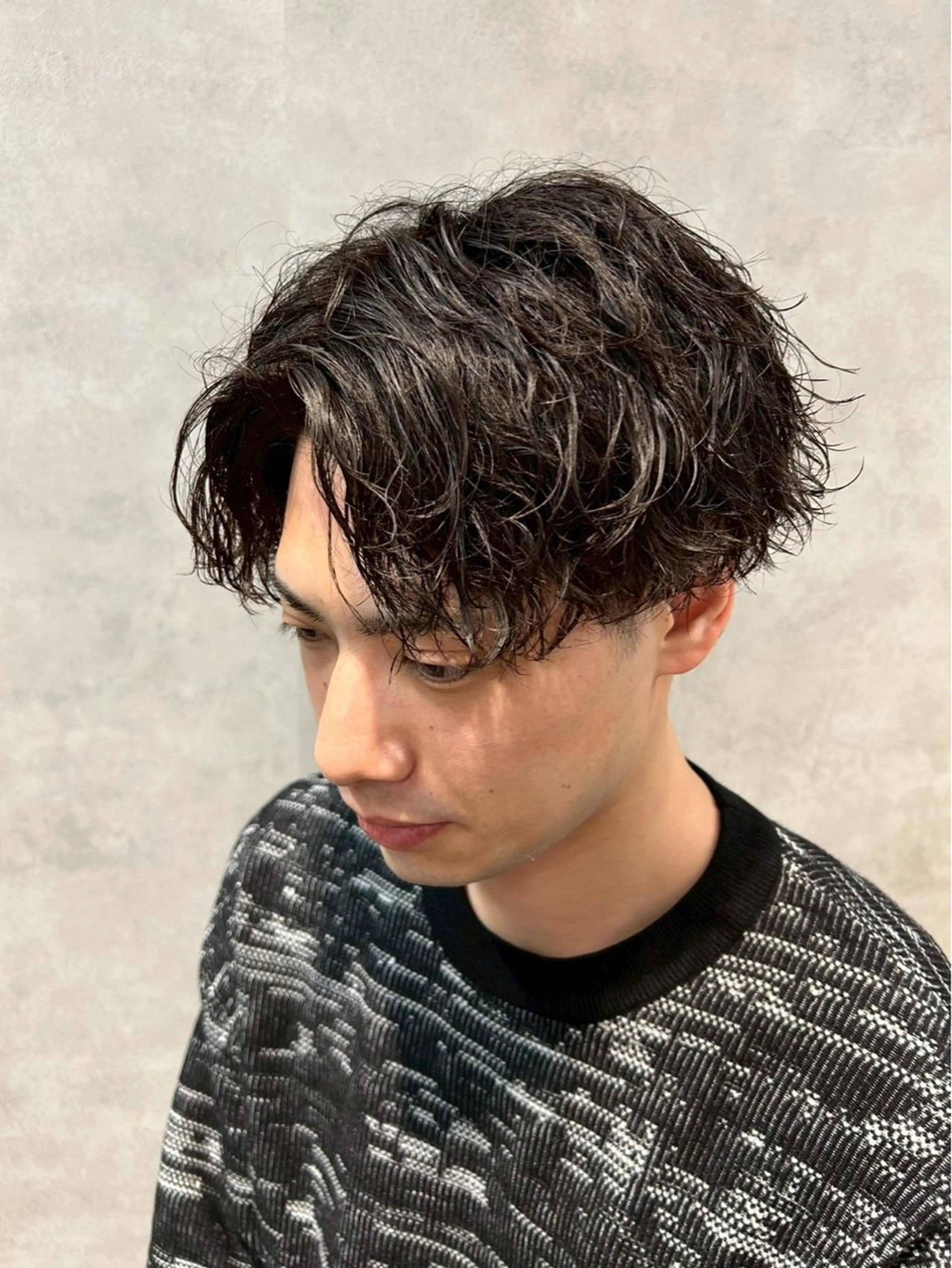 【💫メンズ人気No.3💫】メンズカット×シャドウパーマ×3stepトリートメントの写真