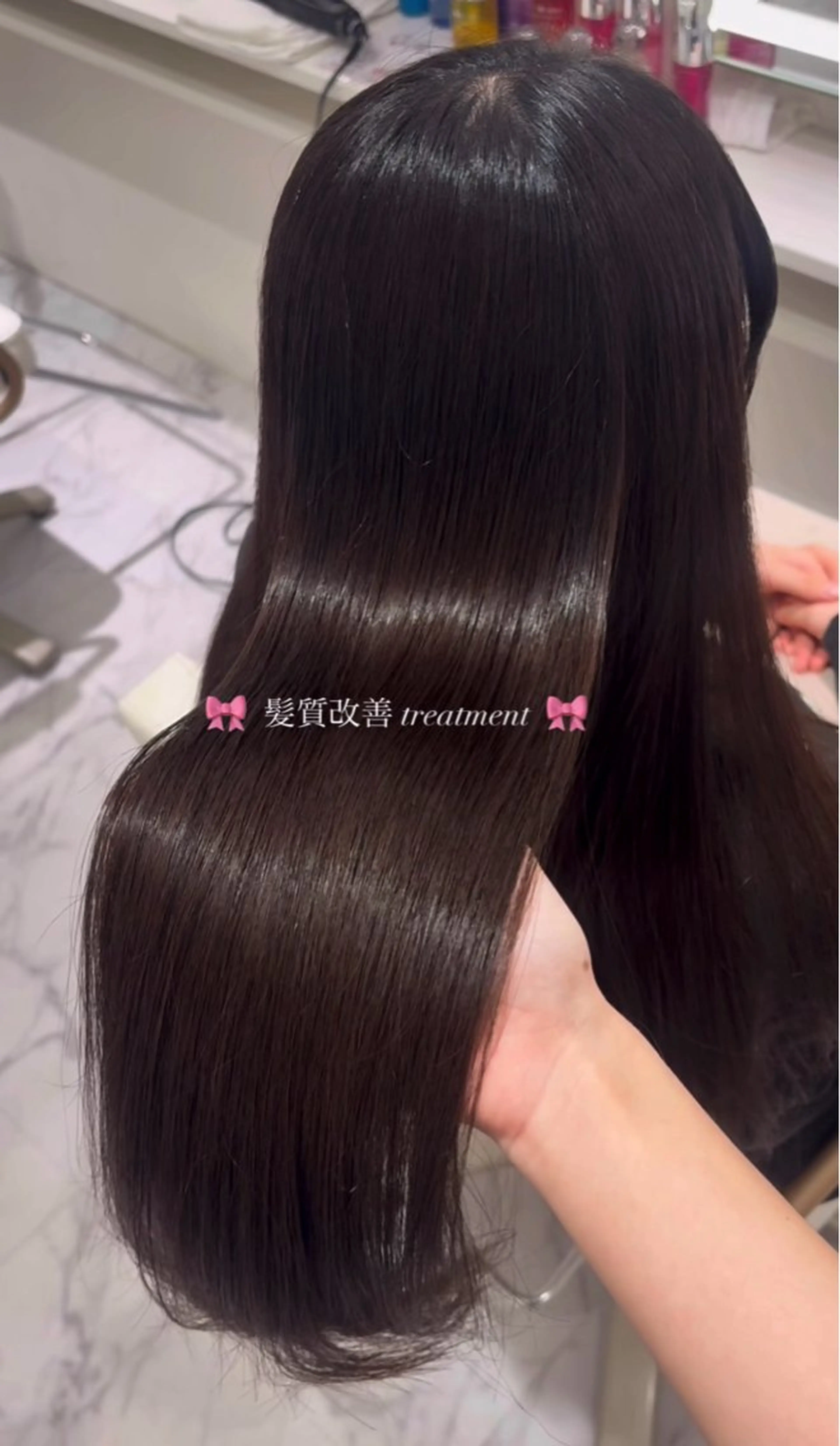 ロング カラー トリートメント ParveMix🎀 稲垣 詞葉のヘアスタイル