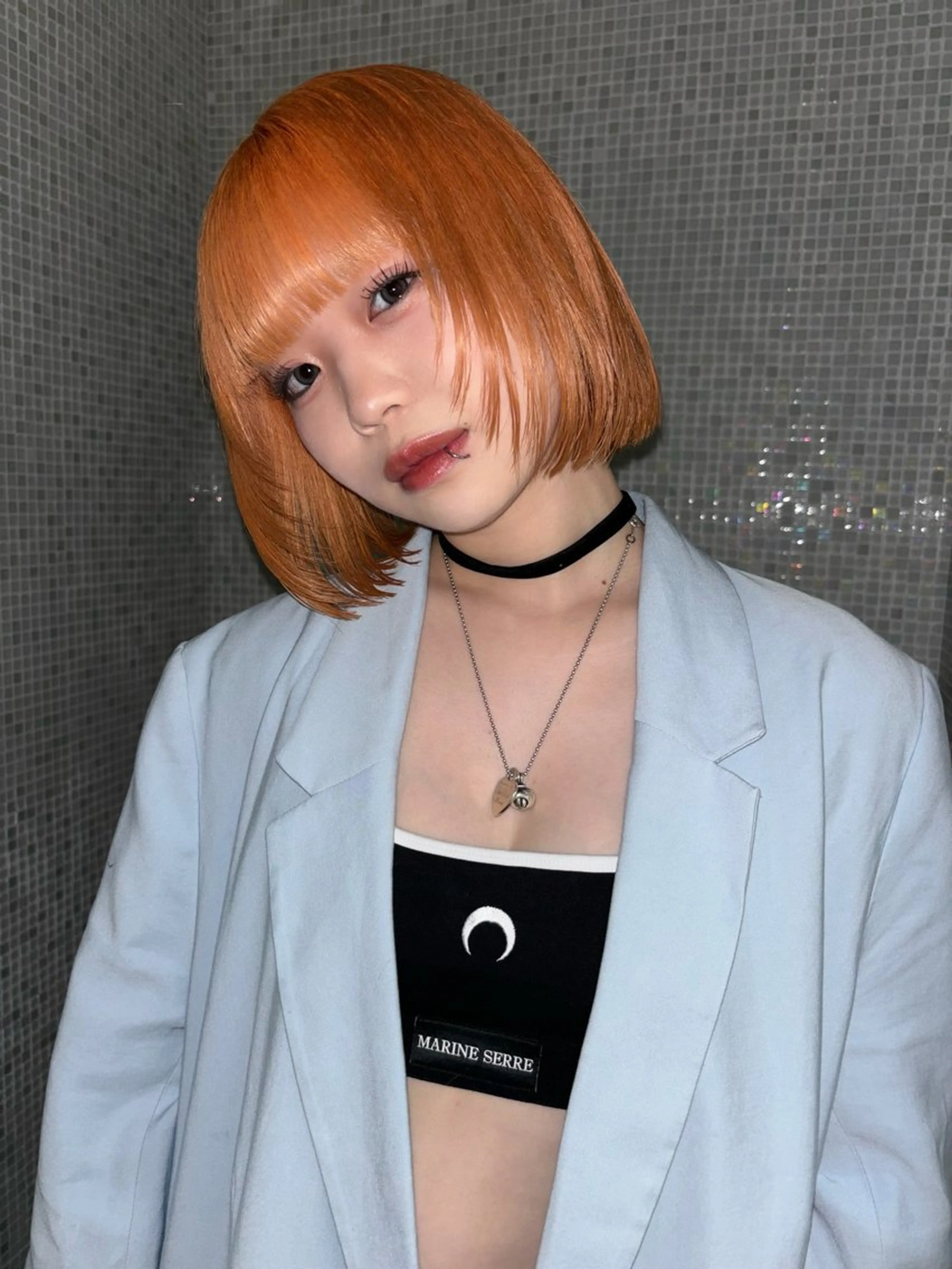 【ミニモ学割】⭐️ブリーチ（リタッチ）＋ケアカラー＋髪質改善5Stepトリートメント⭐️の写真