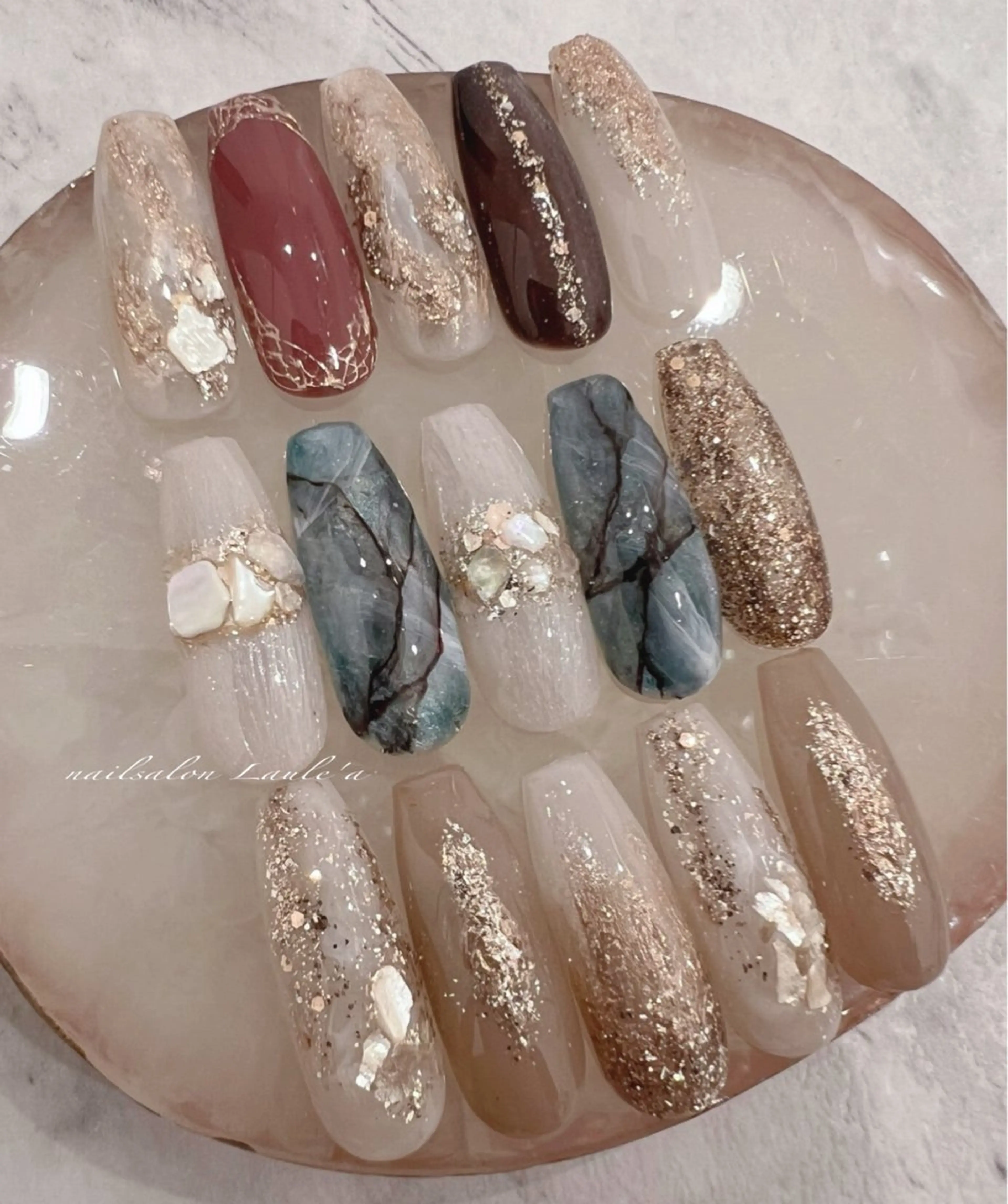 ネイル ハンドネイル nailsalon Laule'aのネイルデザイン