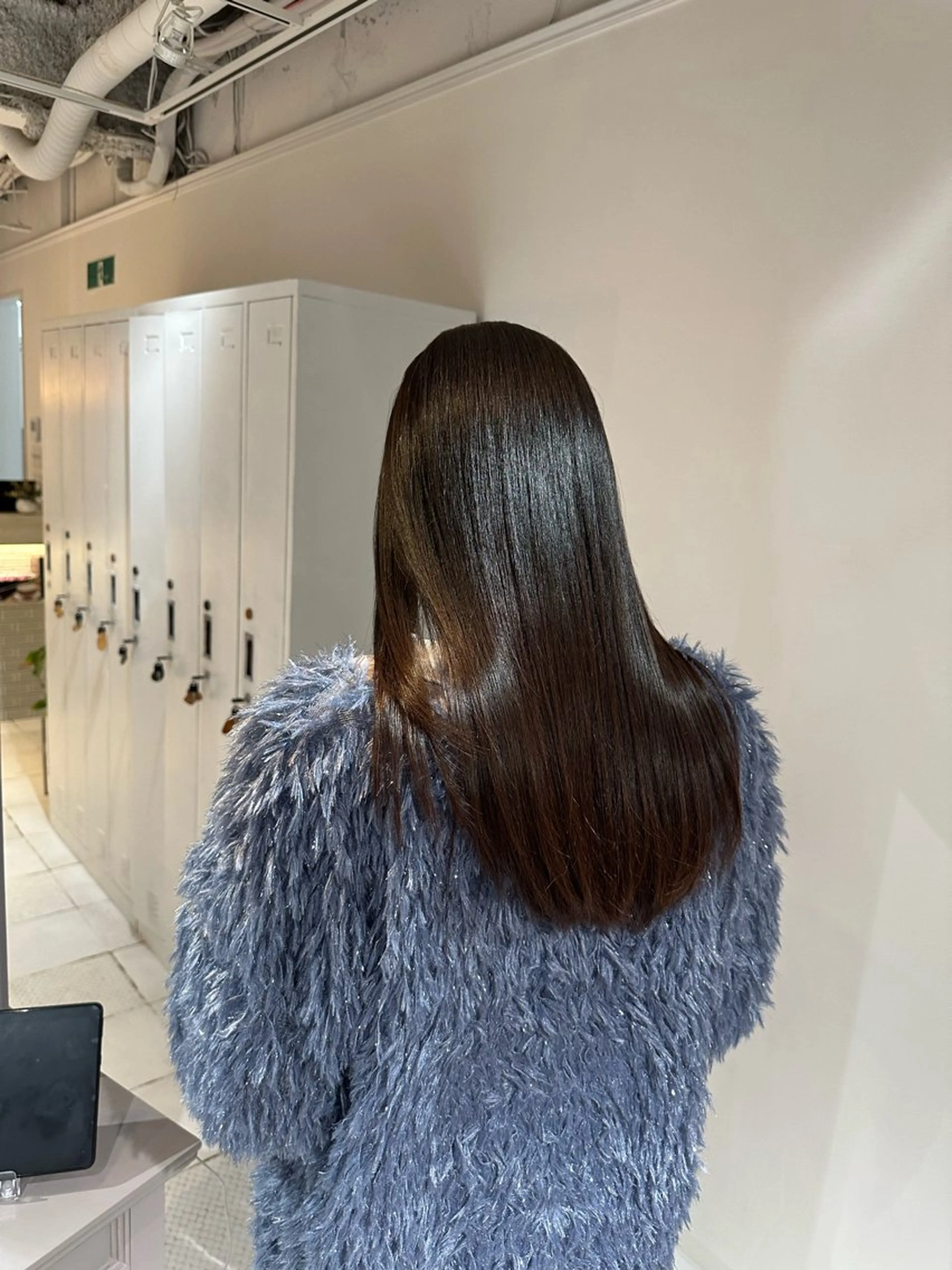 ロング 縮毛矯正 北千住 髪質改善 カナのヘアスタイル