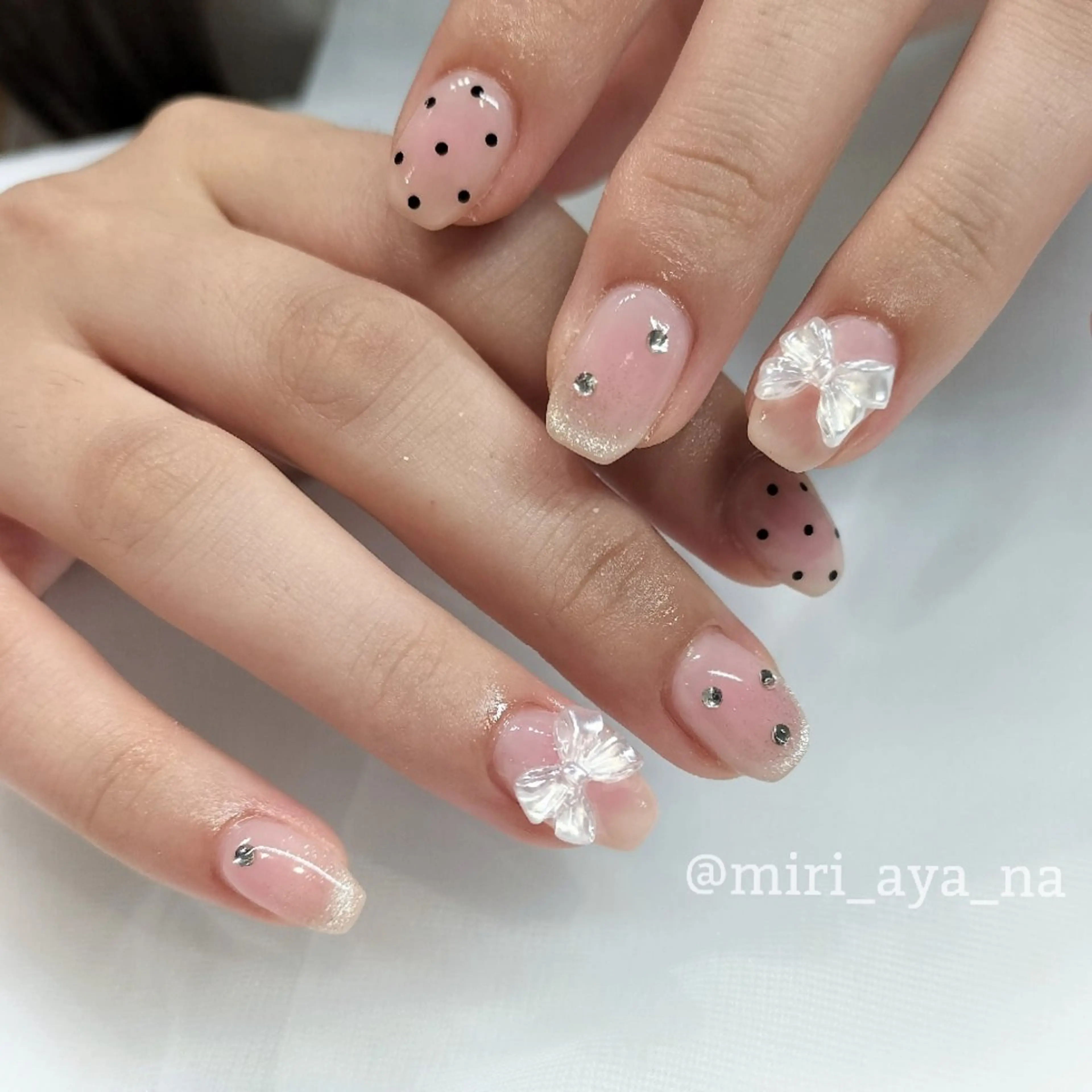 ネイル ハンドネイル 新宿代々木/ちゅるん ワンホン/miriのネイルデザイン