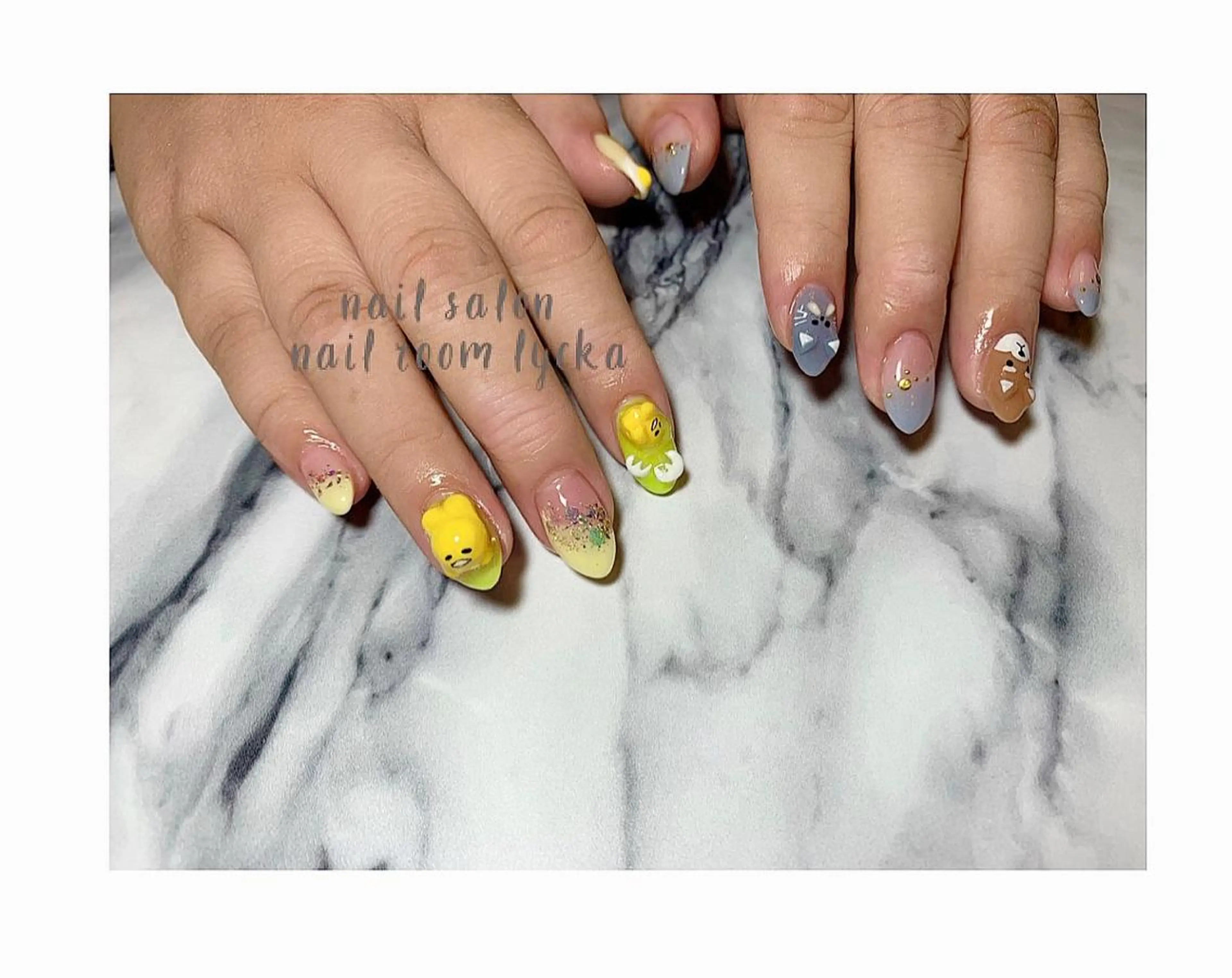 ネイル ﾈｲﾙﾙｰﾑﾘｯｶ 𝐦𝐚𝐲𝐮のネイルデザイン