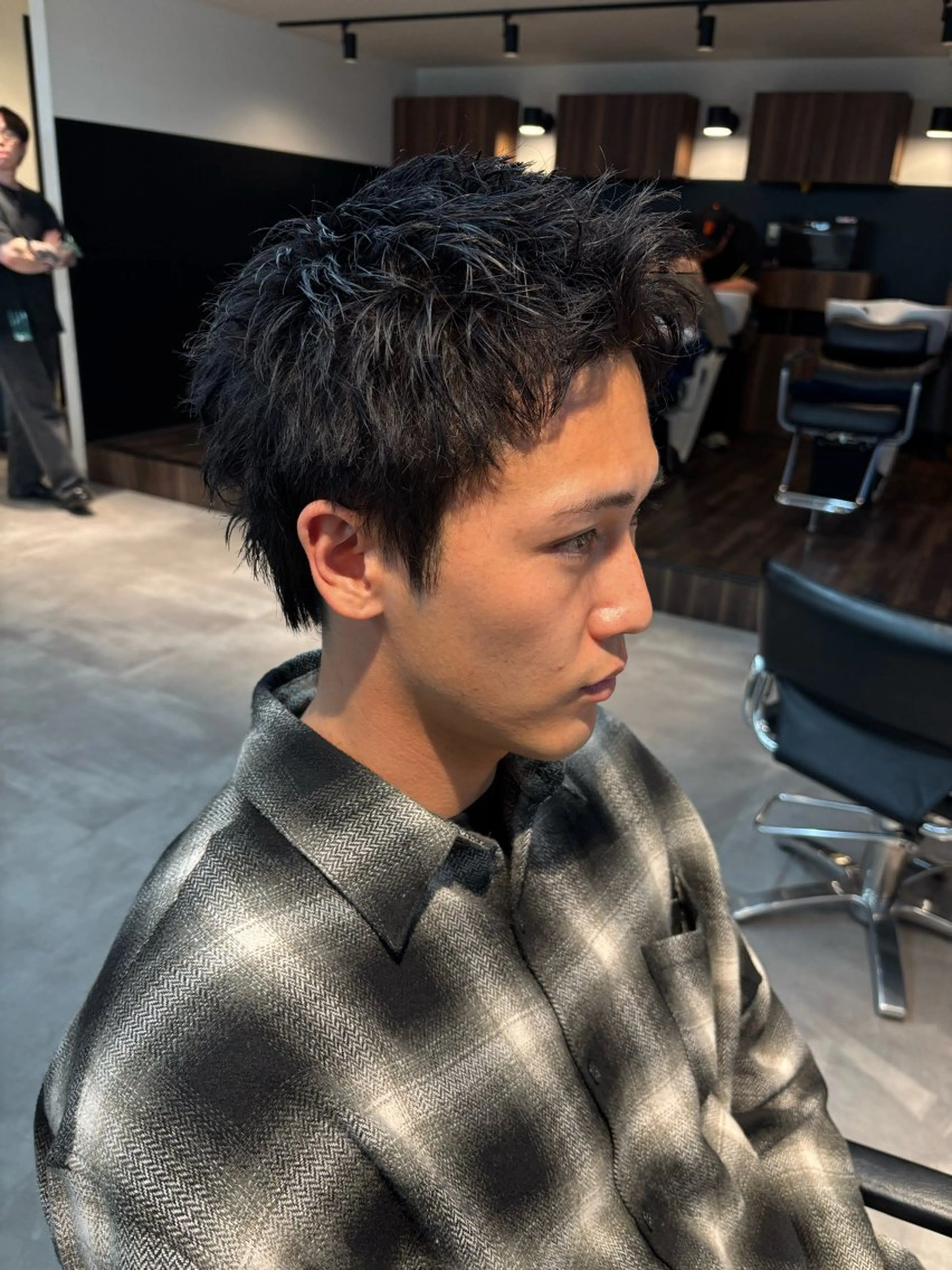 メンズ スパイキーショート カット 保立/メンズパーマ /メンズカット千葉のヘアスタイル