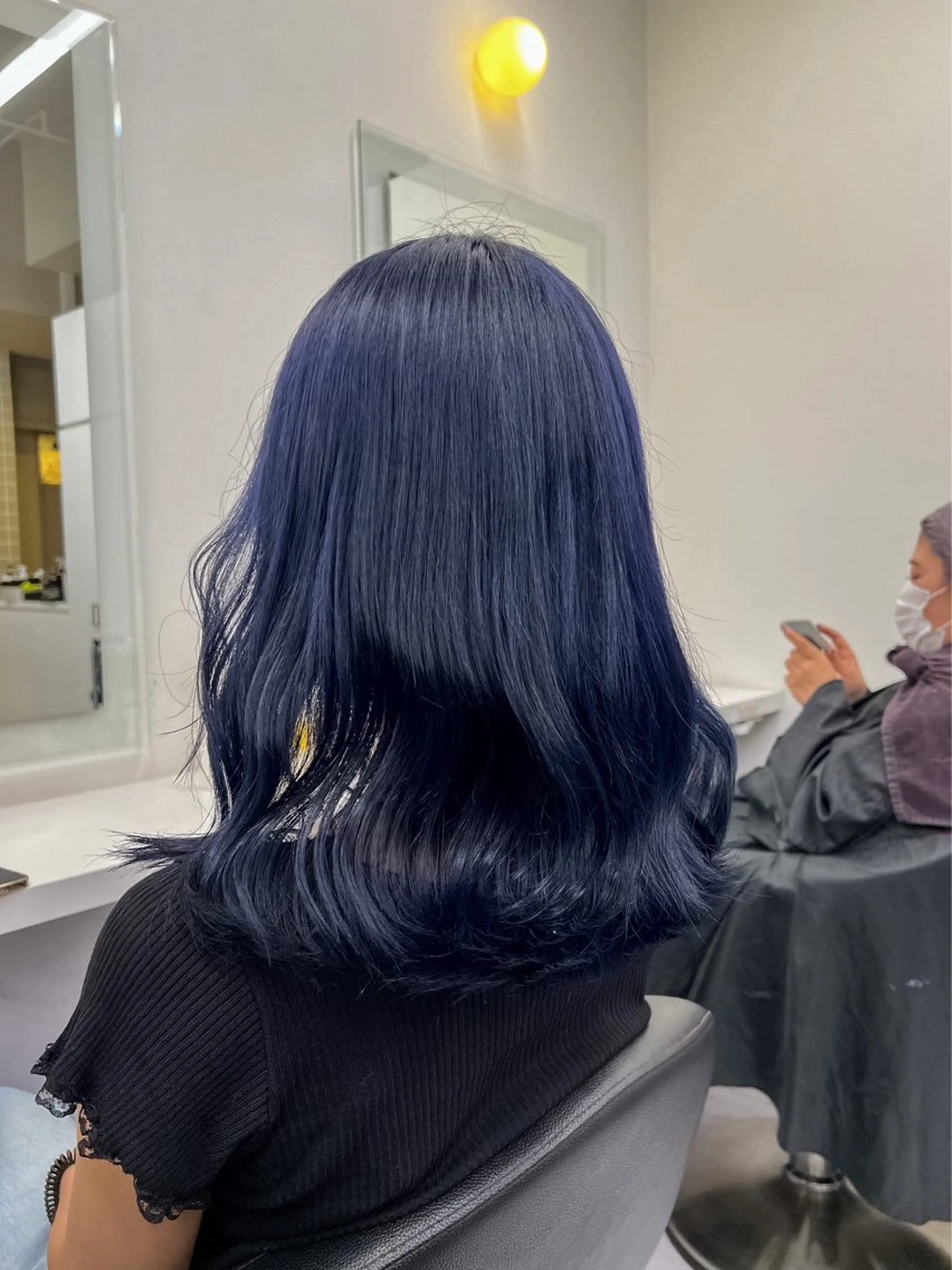 ロング カラー ヘアカラー トリートメント ヘッドスパ ヘアセット 🦋色落ち綺麗カラー メンズYUZU🦋‪のヘアスタイル