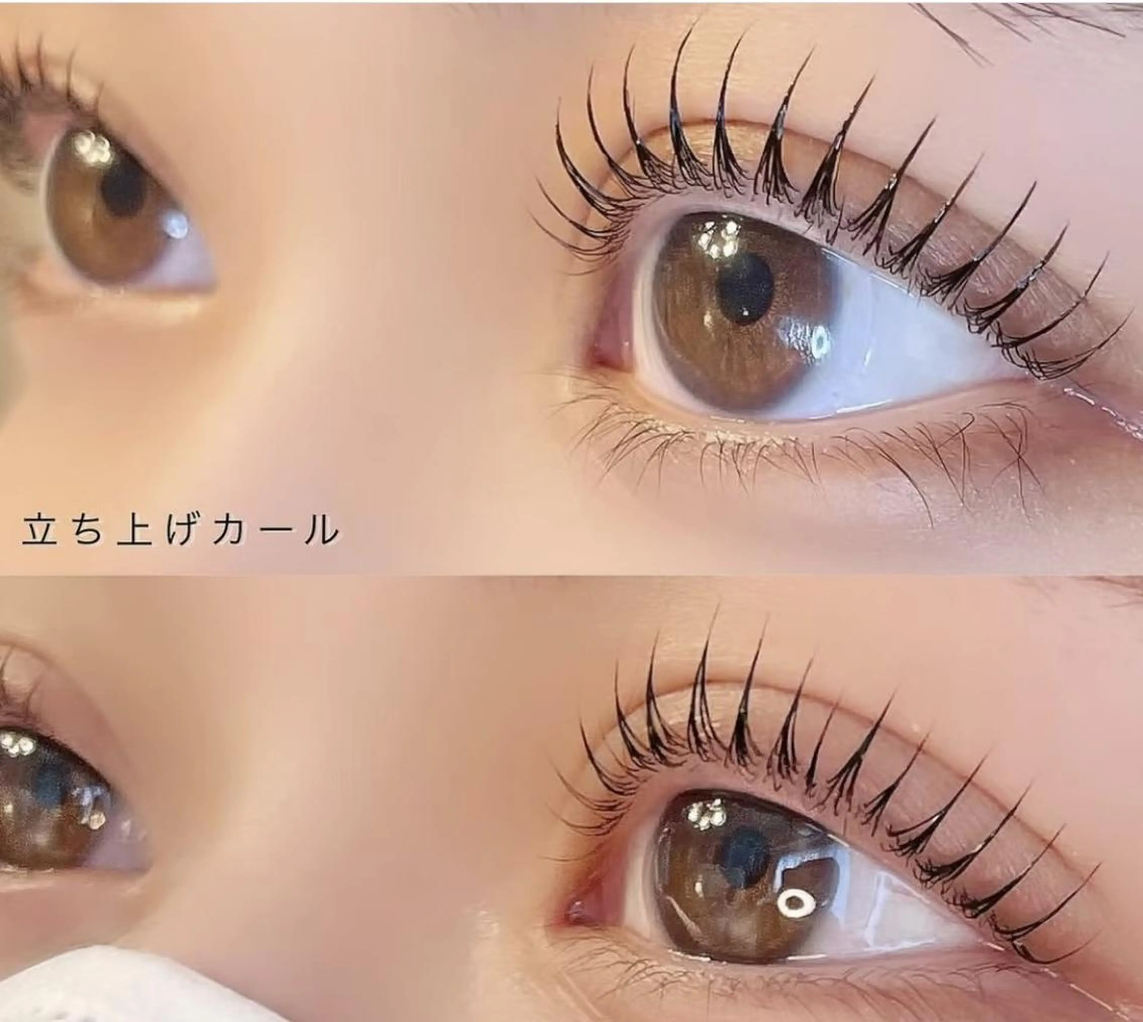 パーマ マツパ 白 ゆいのマツエク・マツパデザイン