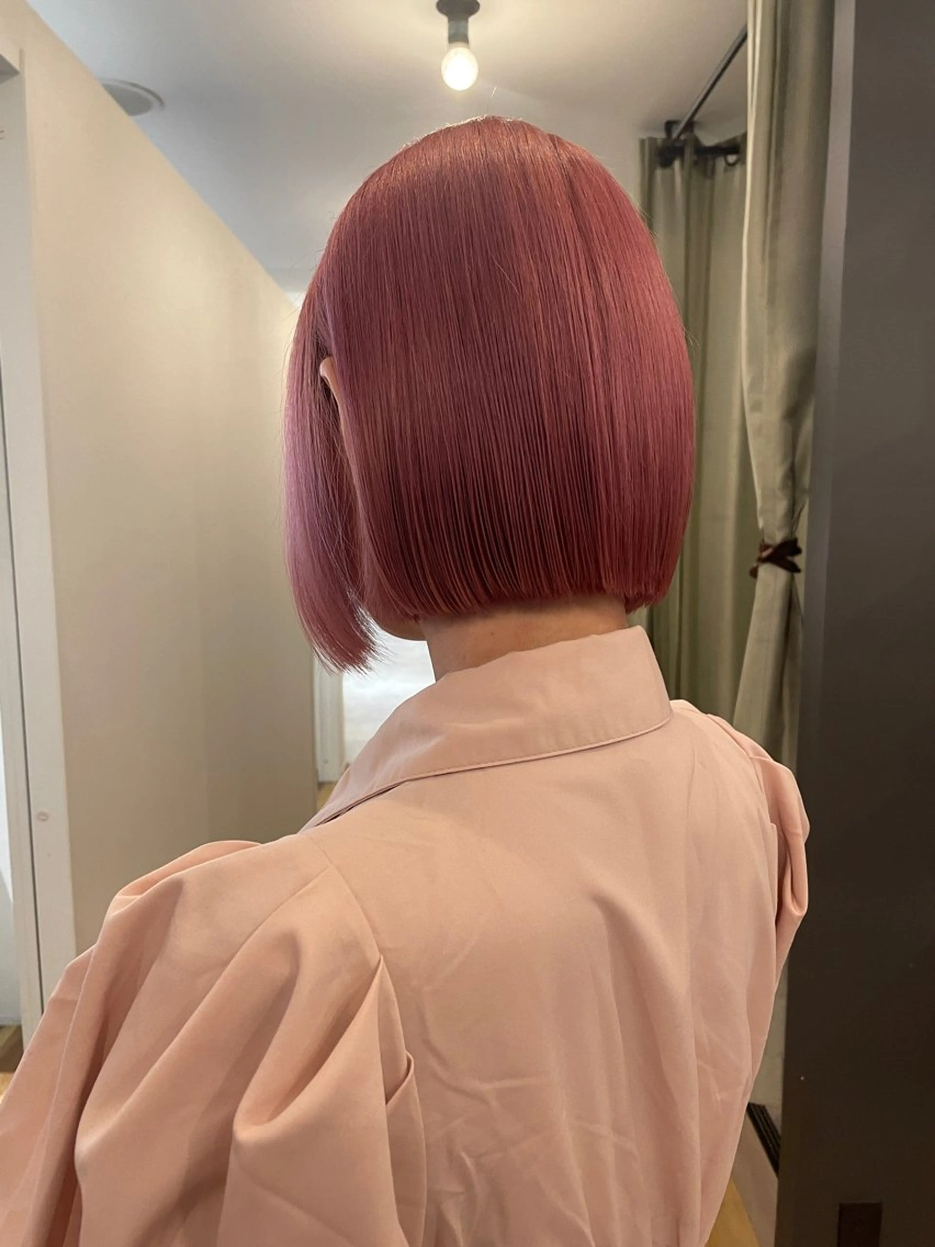 カラー ダブルカラー ピンクカラー ボブ yuu /N° 大分中央町店のヘアスタイル