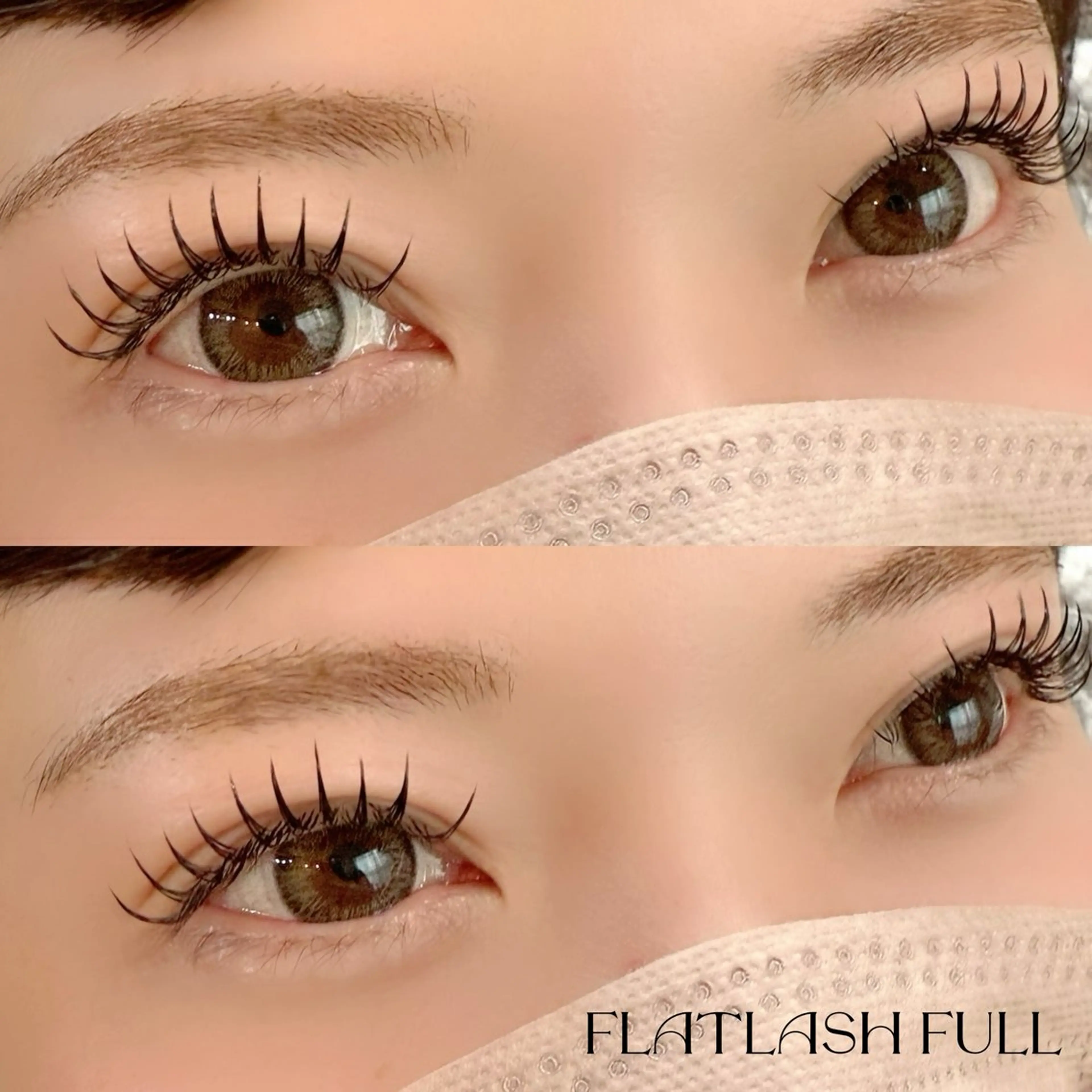 マツエク・マツパ フラットラッシュ mk eyelashのマツエク・マツパデザイン