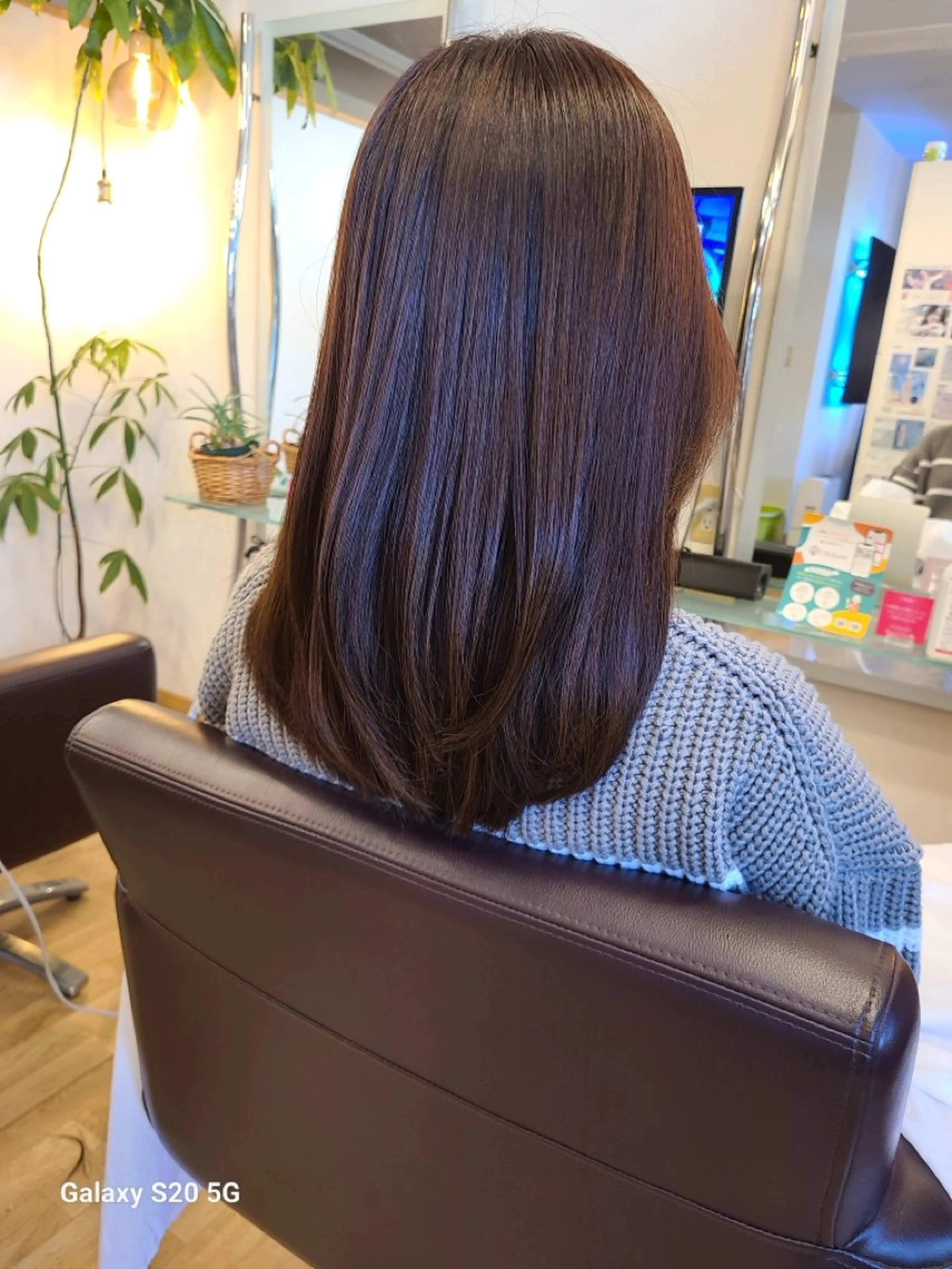 カット＋縮毛矯正の写真