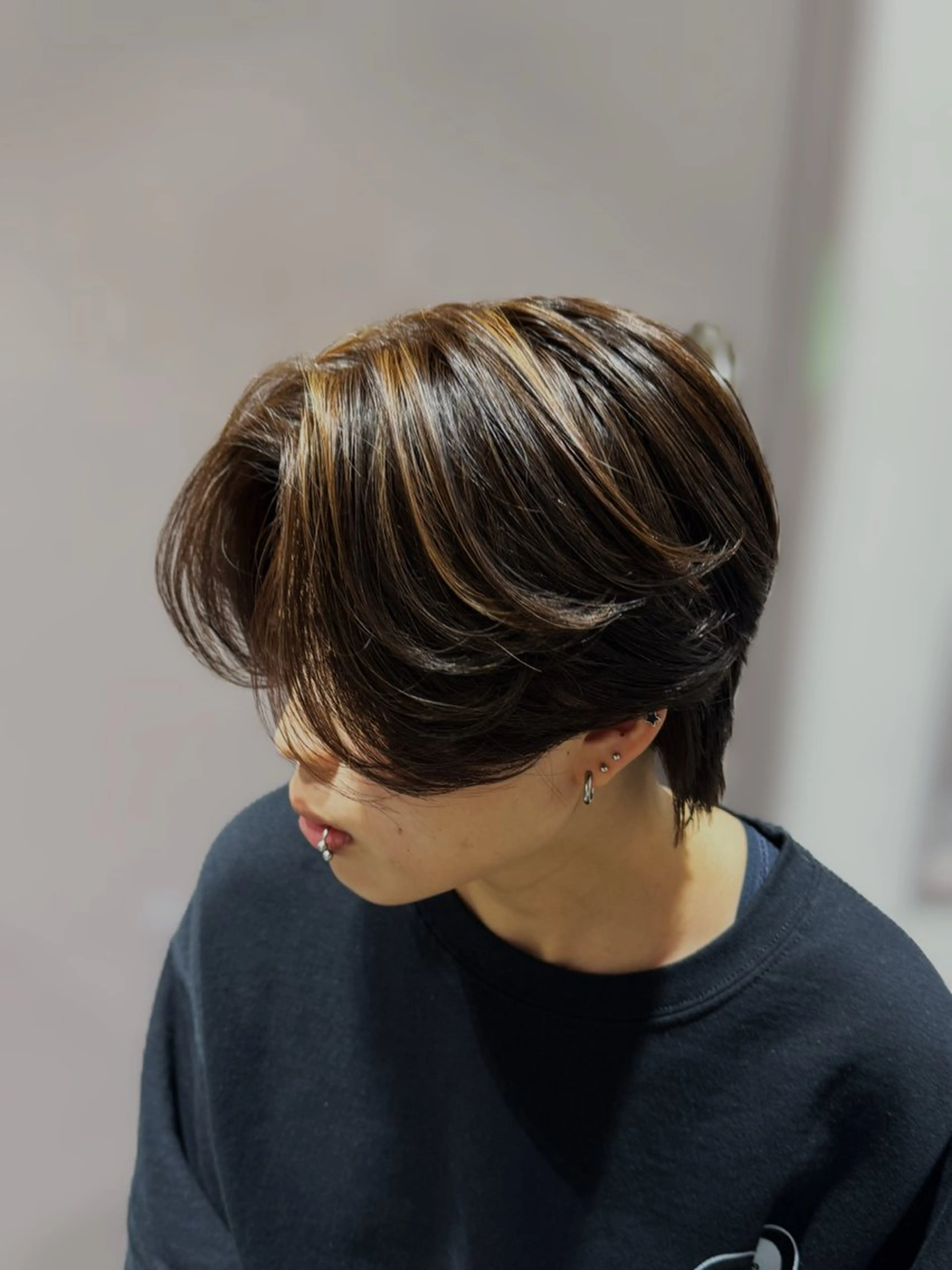 ショート カラー メンズ lmu byif(ﾘﾐｭｰﾊﾞｲｲﾌ)所属・MIYU /メンズパーマ✨💫のヘアスタイル