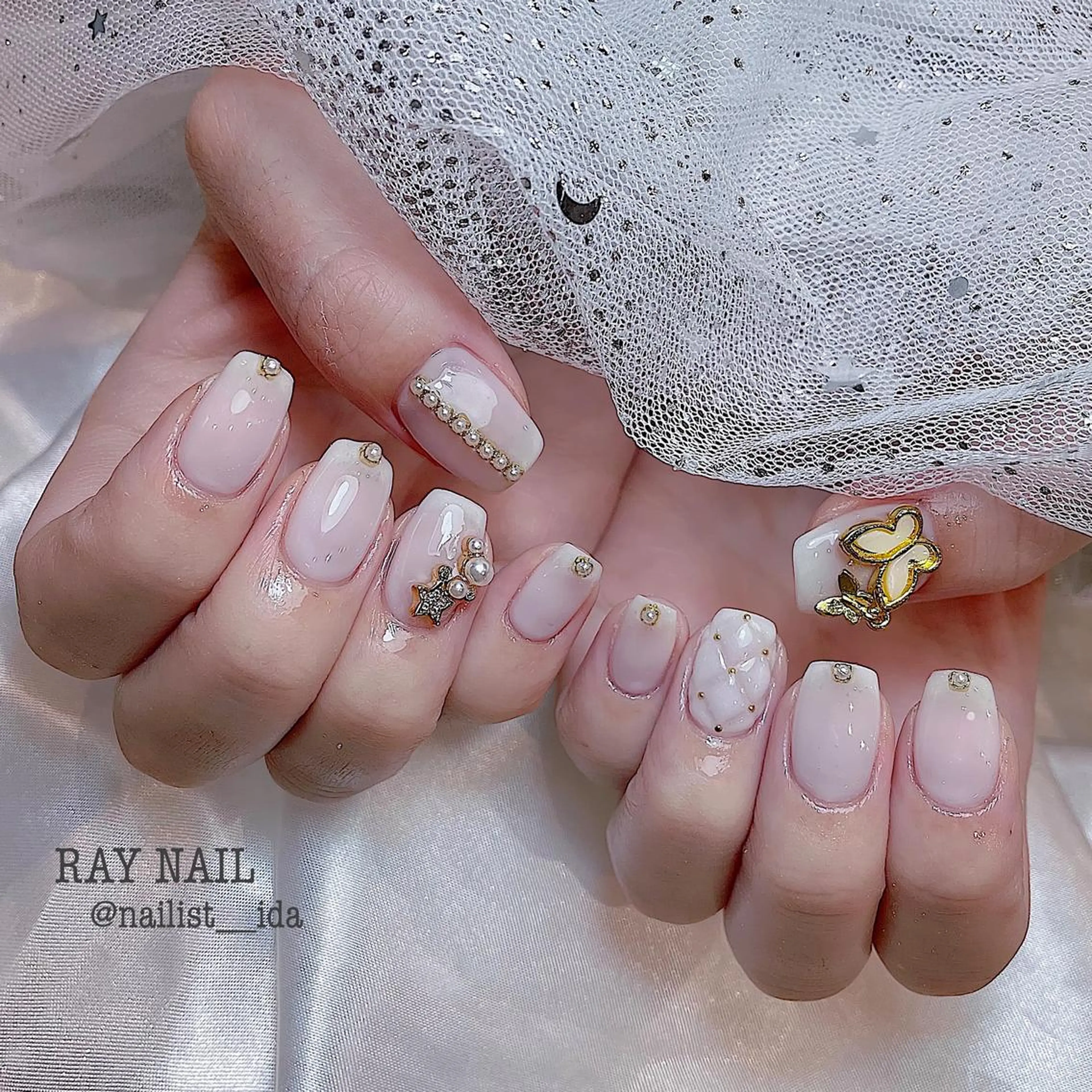 ネイル 韓国ネイル Arowa 伊田のネイルデザイン