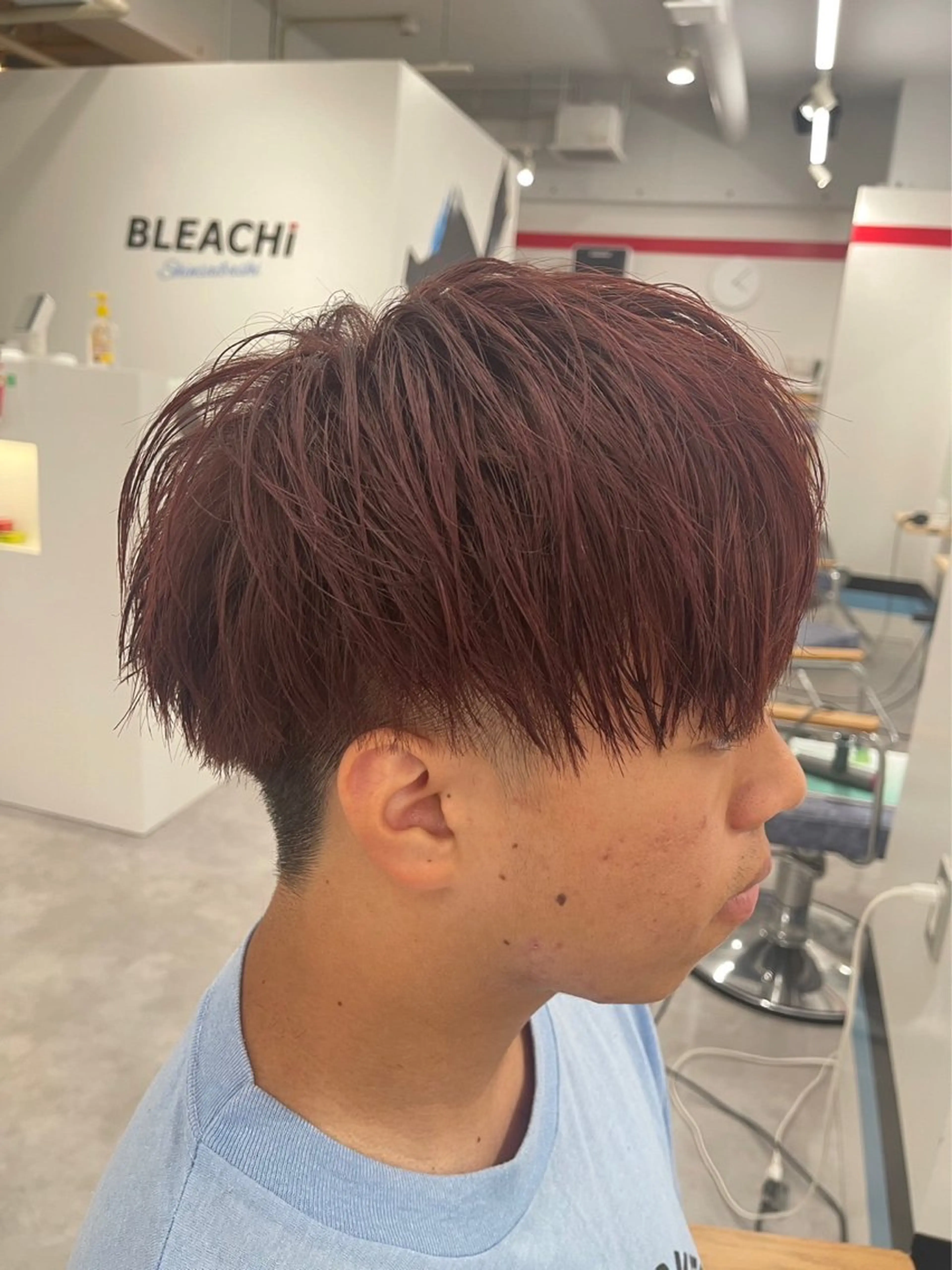 メンズ ブリーチ守口 rikiyanのヘアスタイル