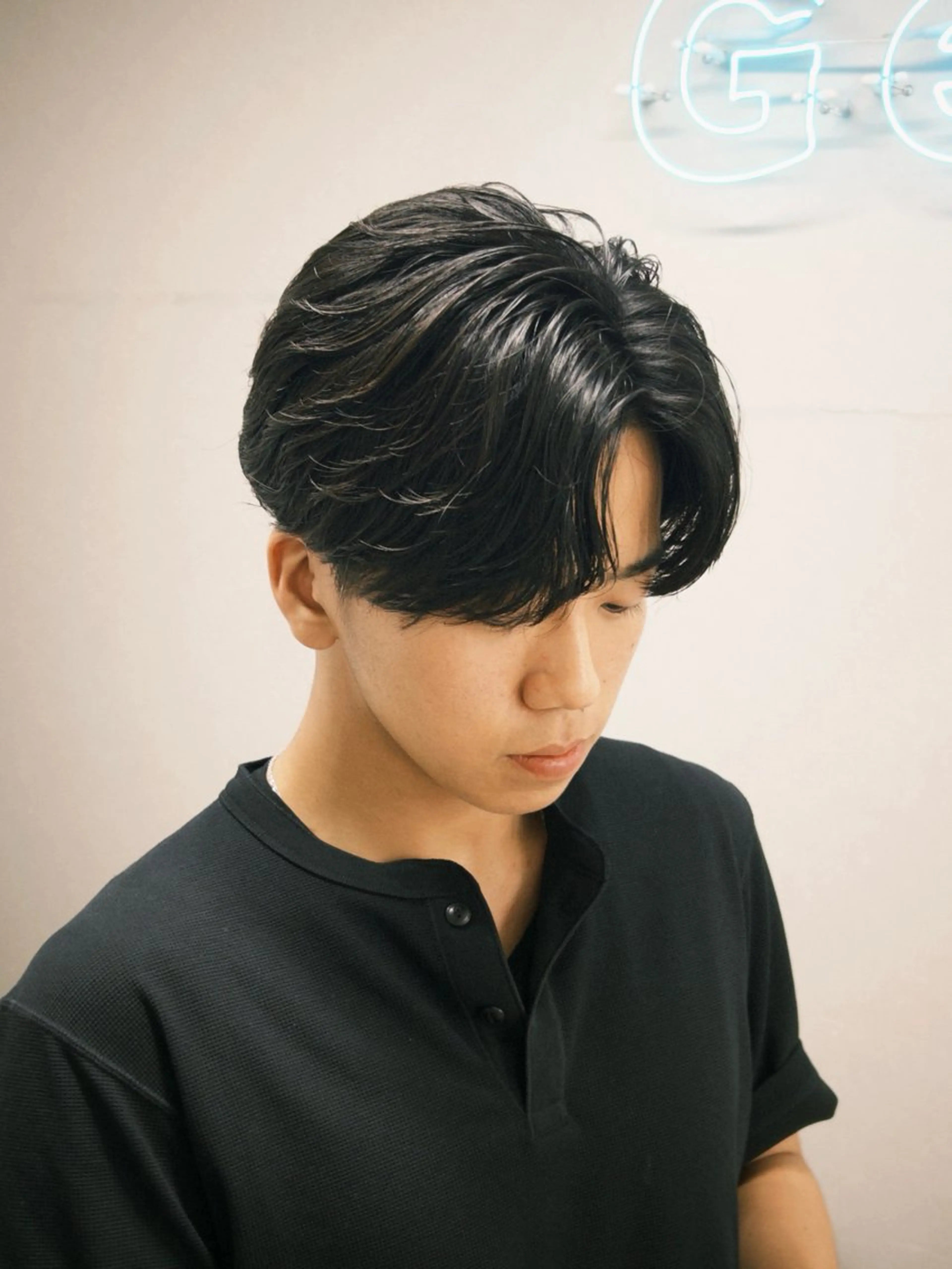 セミロング パーマ メンズ 🏁メンズパーマ/ RYOYAのヘアスタイル