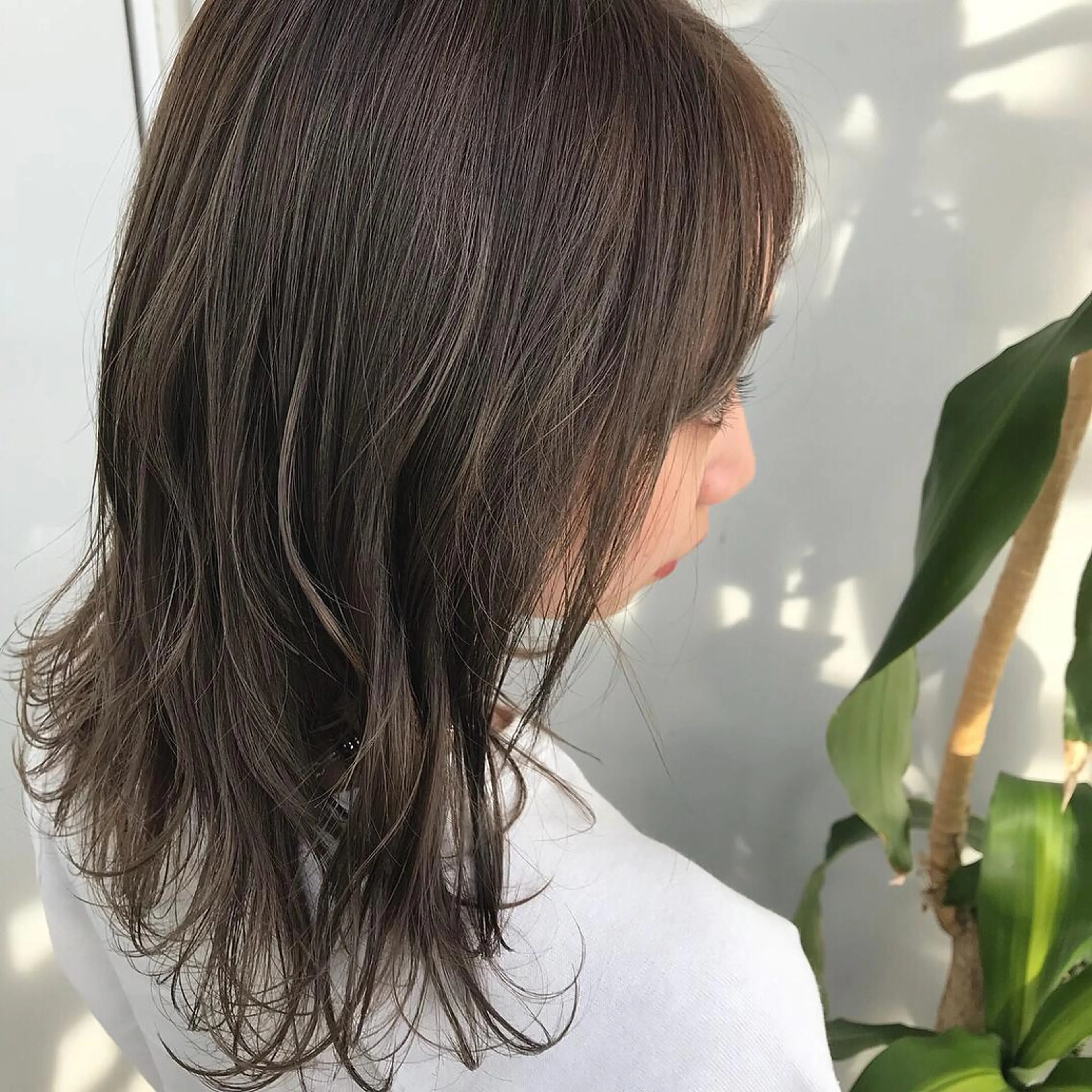セミロング カラー 髪質改善will hairdesignのヘアスタイル