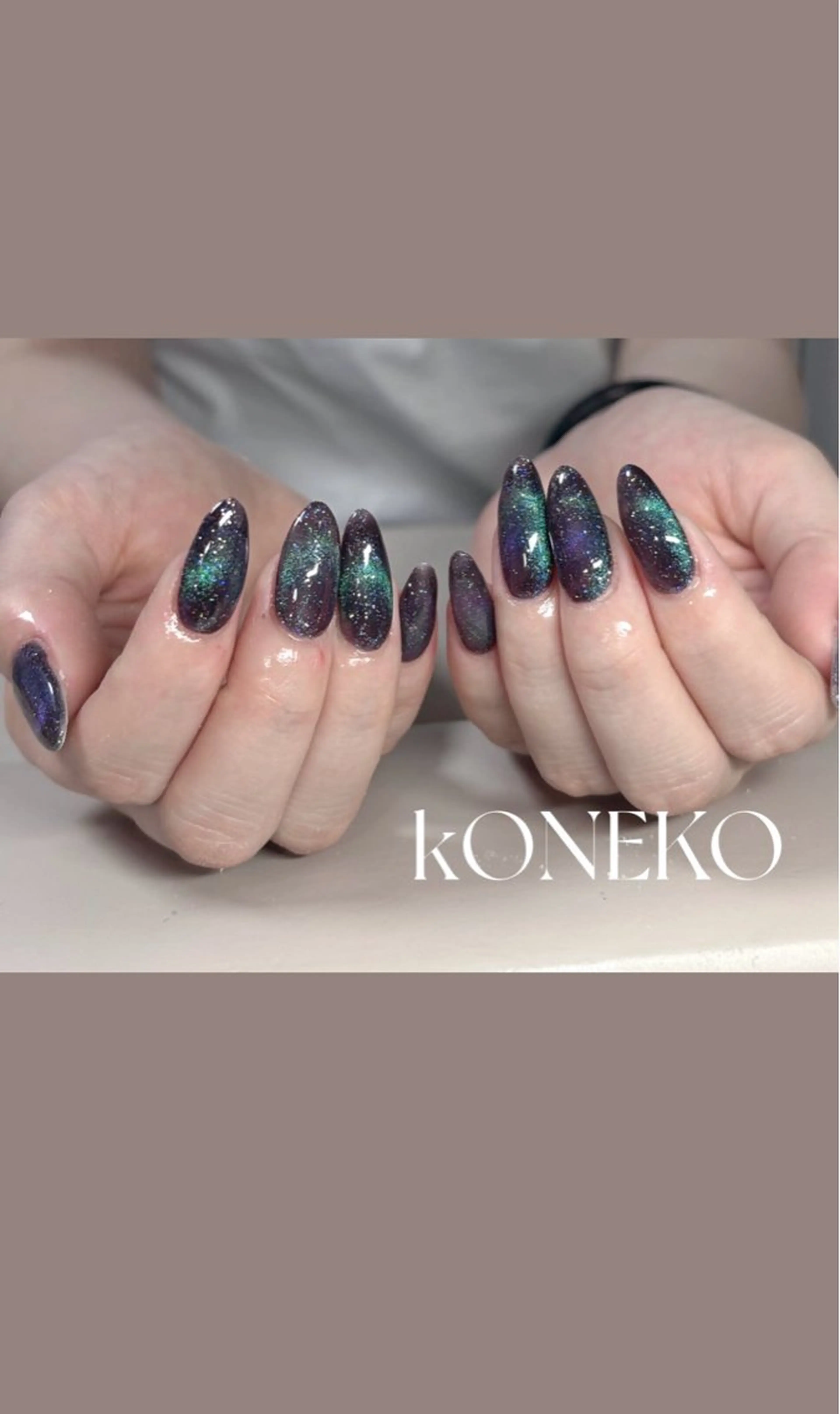 ネイル ハンドネイル コネコネイルサロン モデル用のネイルデザイン