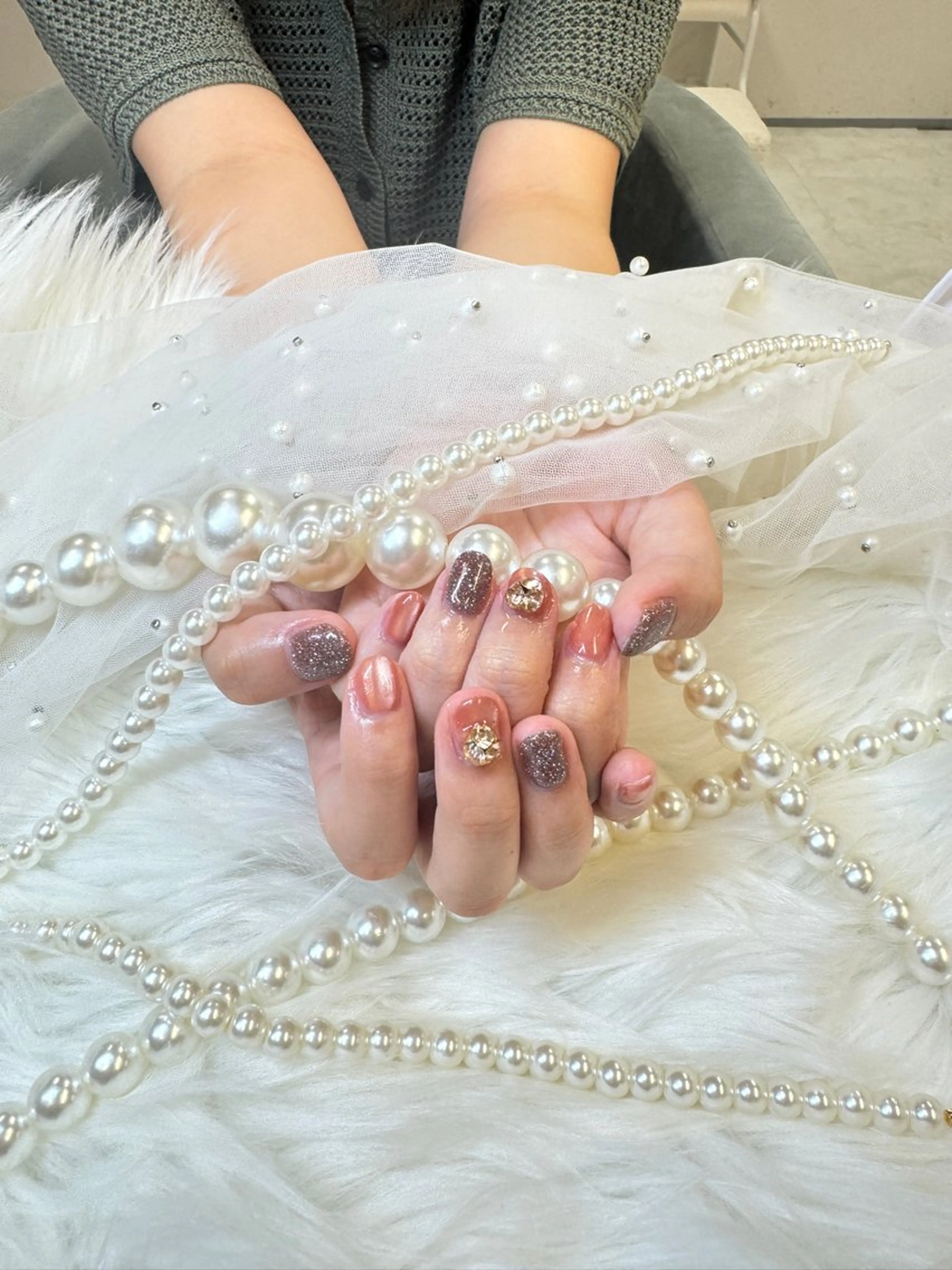 ネイル ジェルネイル パラジェル Queeens nailのネイルデザイン