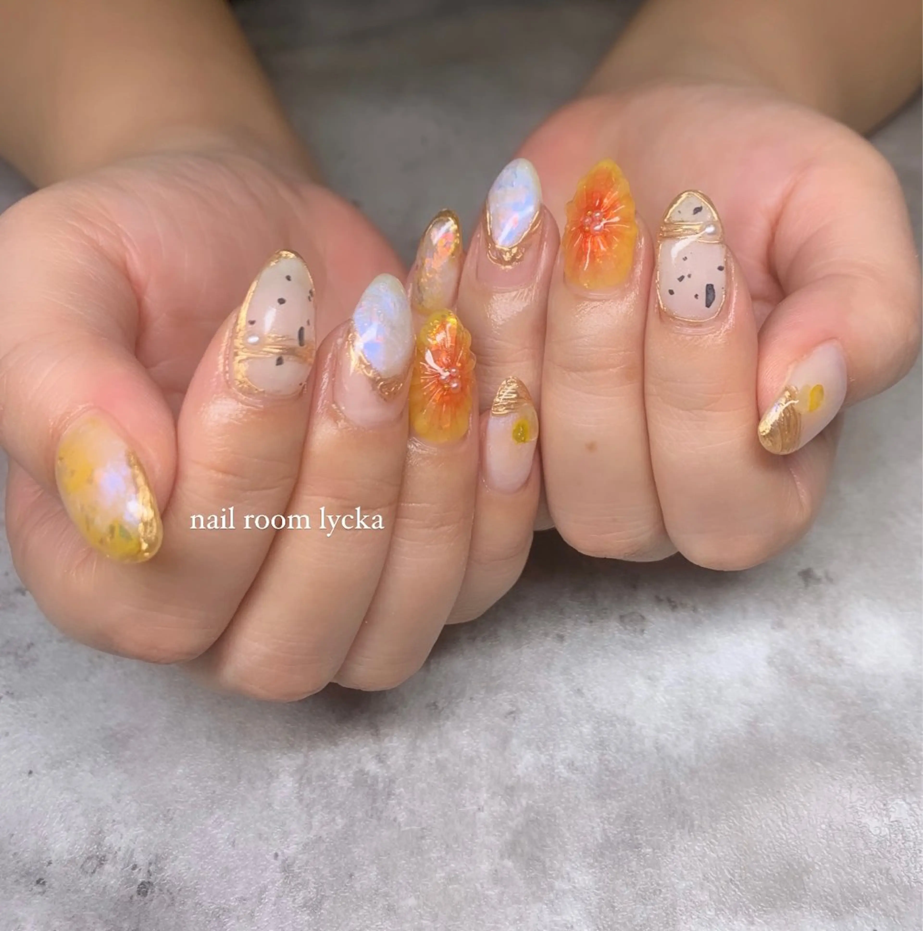 ネイル ﾈｲﾙﾙｰﾑﾘｯｶ 𝐦𝐚𝐲𝐮のネイルデザイン