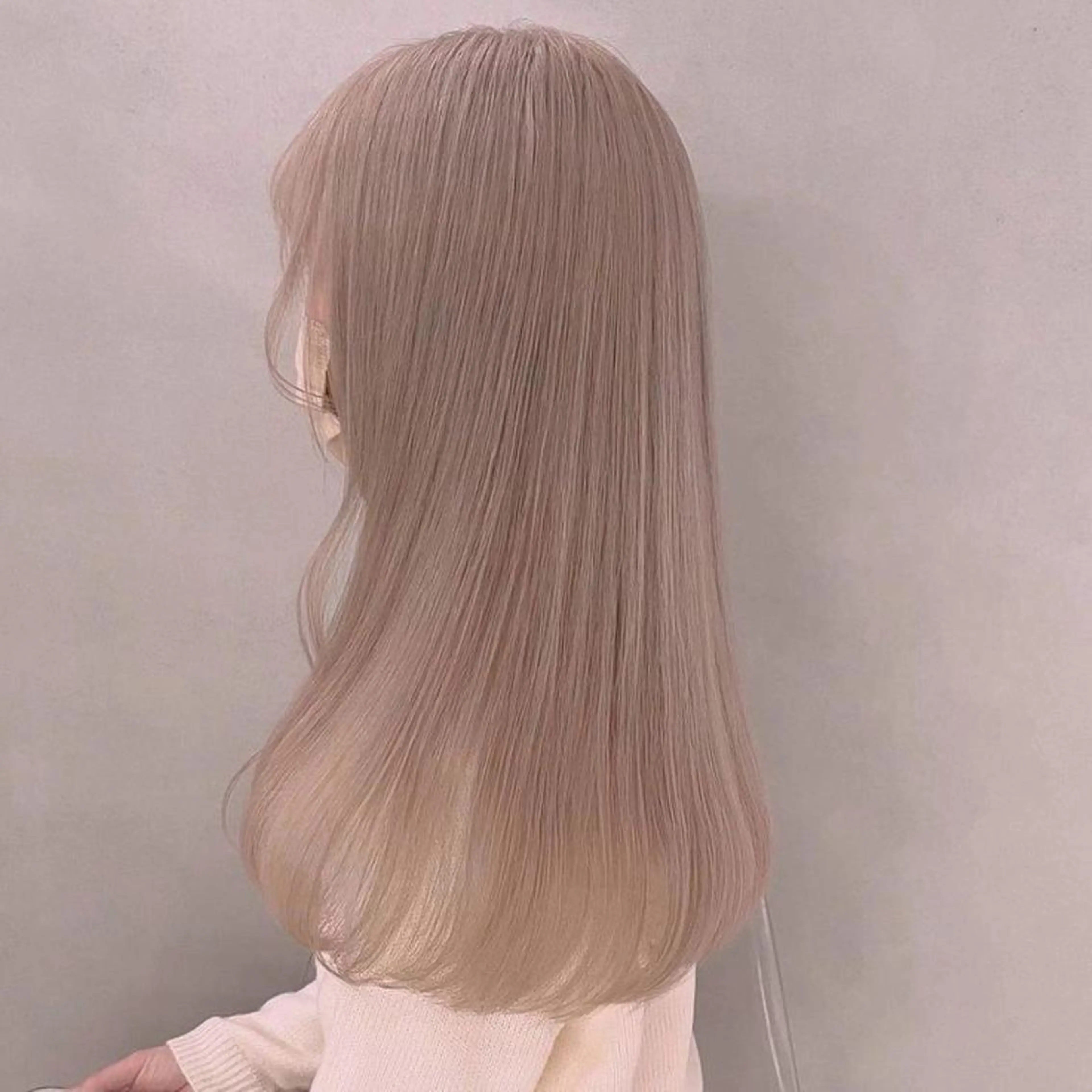 ミディアム カラー ヘアアレンジ ヘアカラー ユズキ/銀座似合わせ カット♡透明感カラーのヘアスタイル