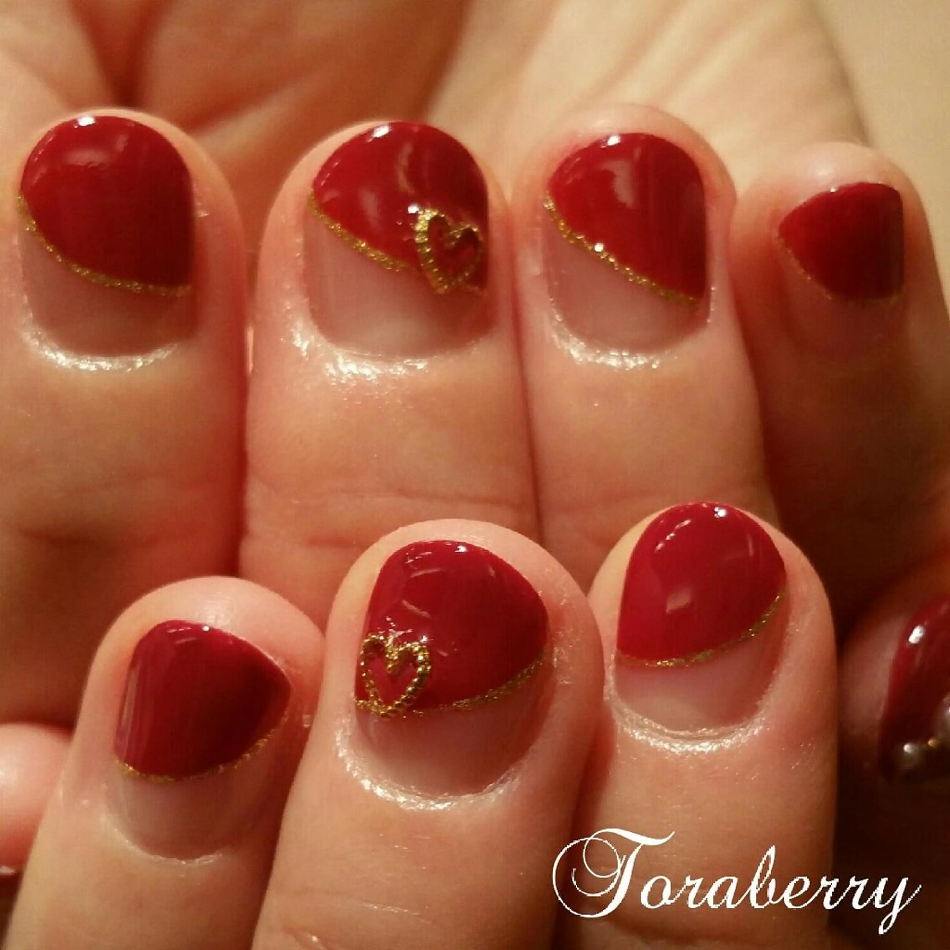 ネイル ボルドー ネイリスト なつみのネイルデザイン