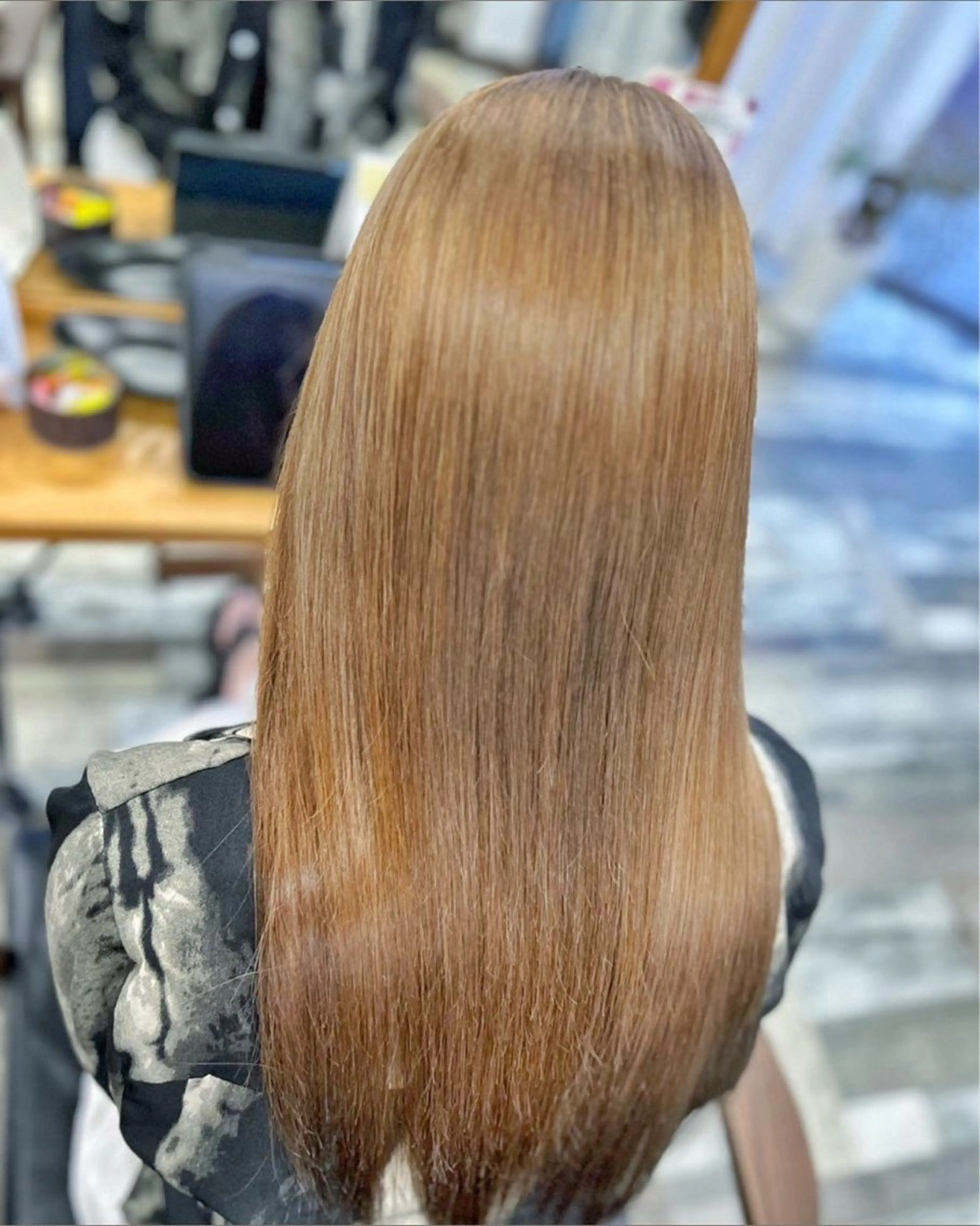 ロング カラー 髪質改善 トリートメント ヘアカラー トリートメント 浜松/透明感カラー 🌼菅沼愛梨🌼のヘアスタイル