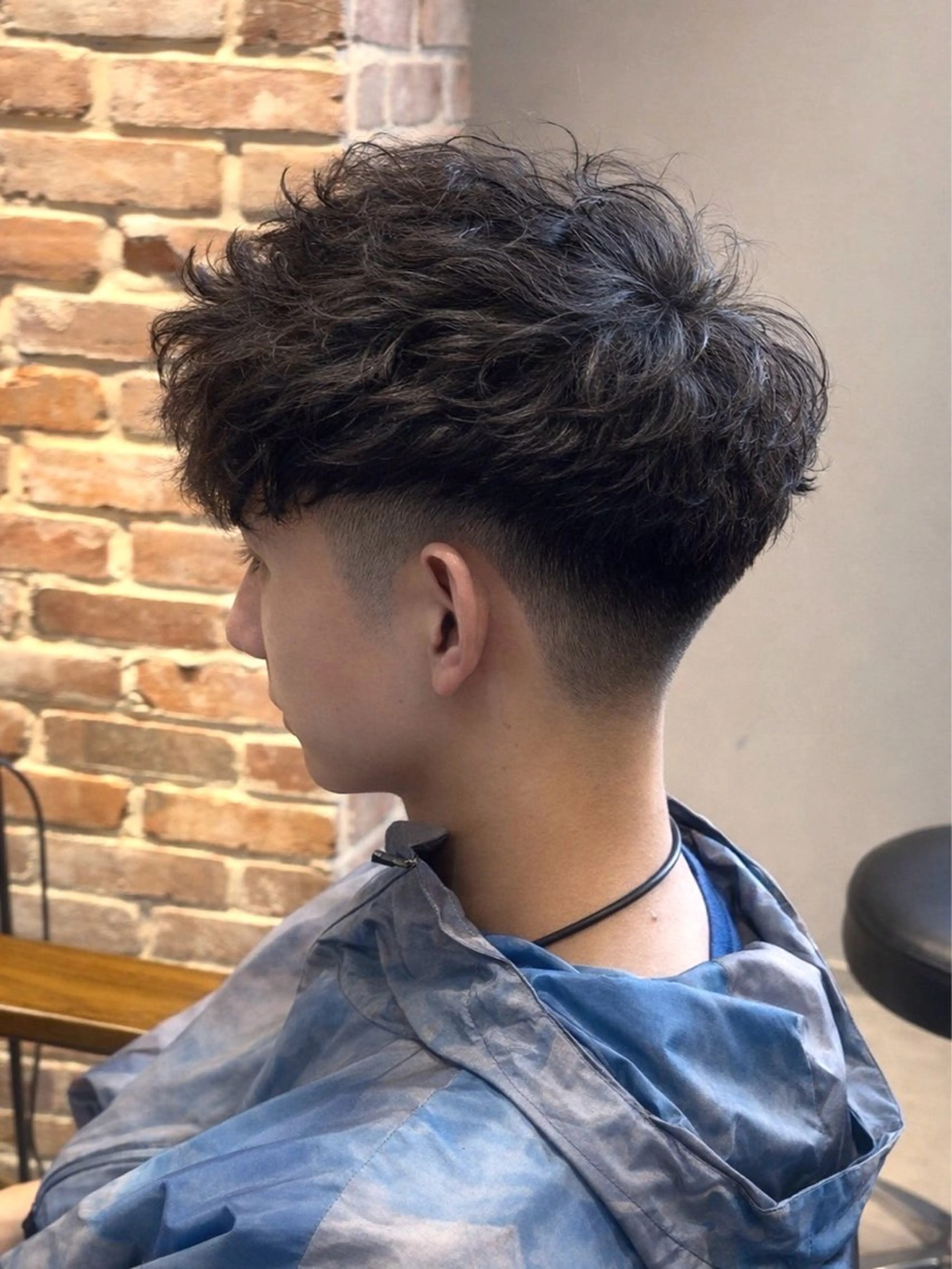ショート パーマ カット パーマ トリートメント 冨沢 巧のヘアスタイル