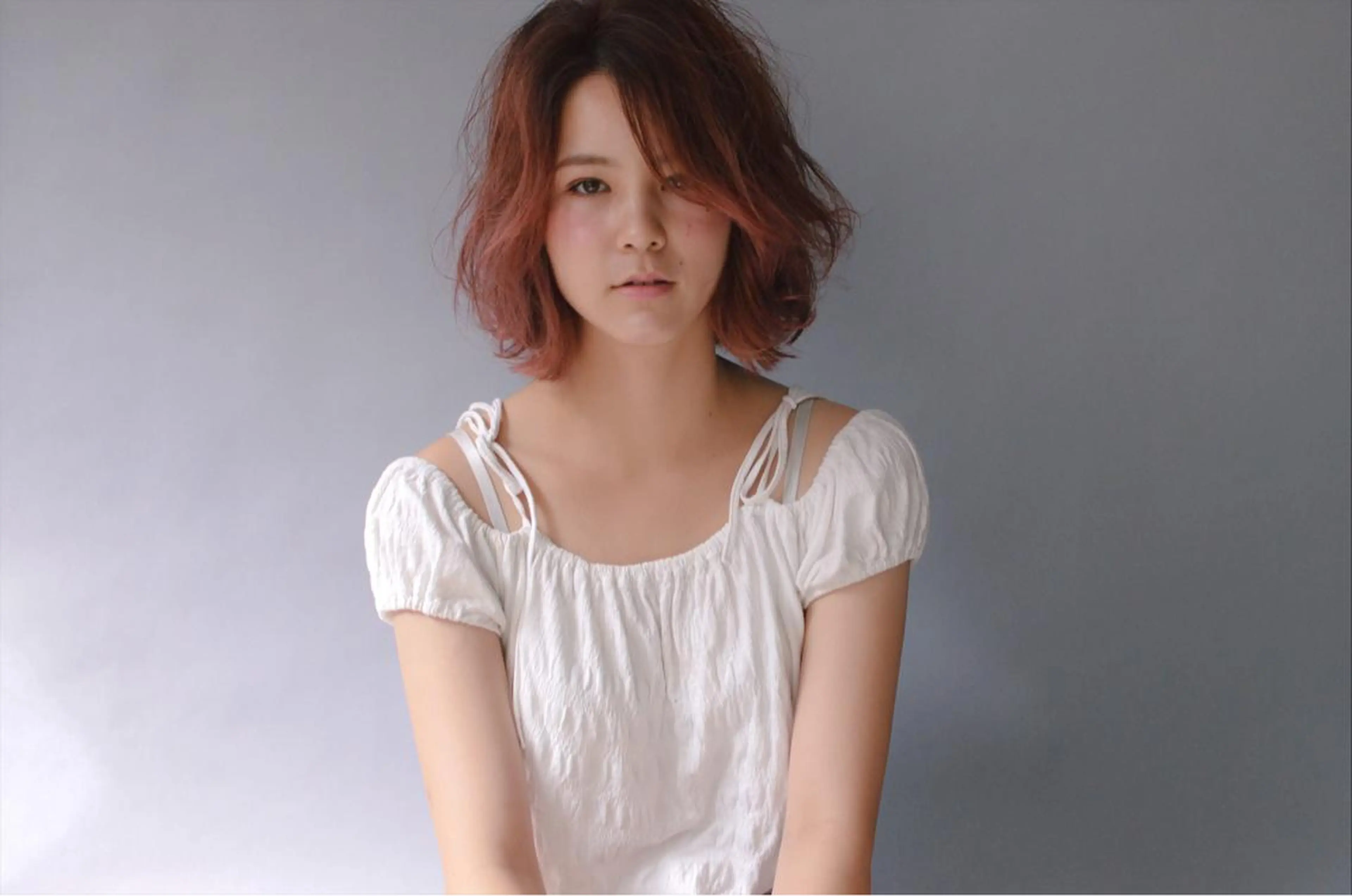 ミディアム カラー 美髪の錬金術師 チダ ヨシヒロのヘアスタイル