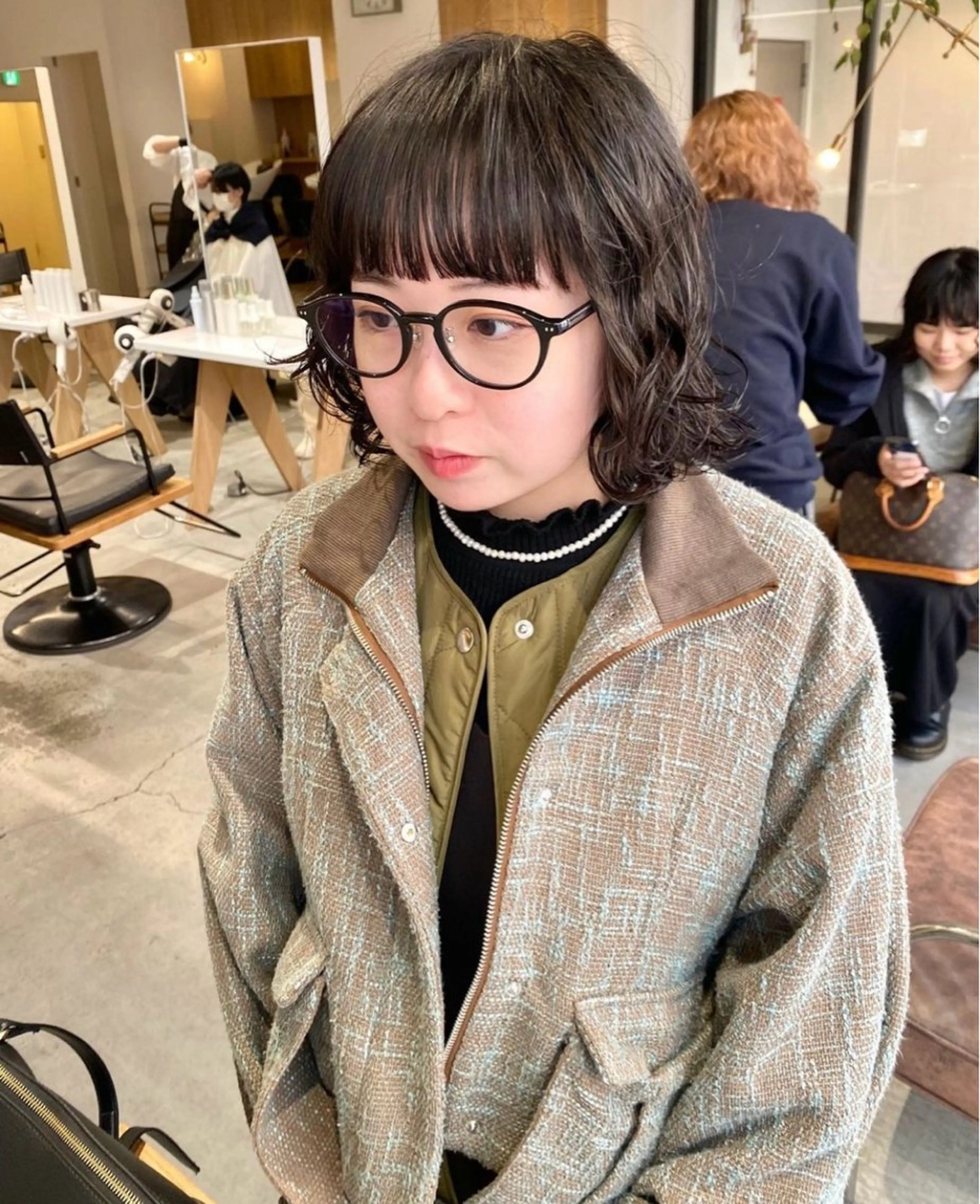 パーマ AMATORA Sakuのヘアスタイル