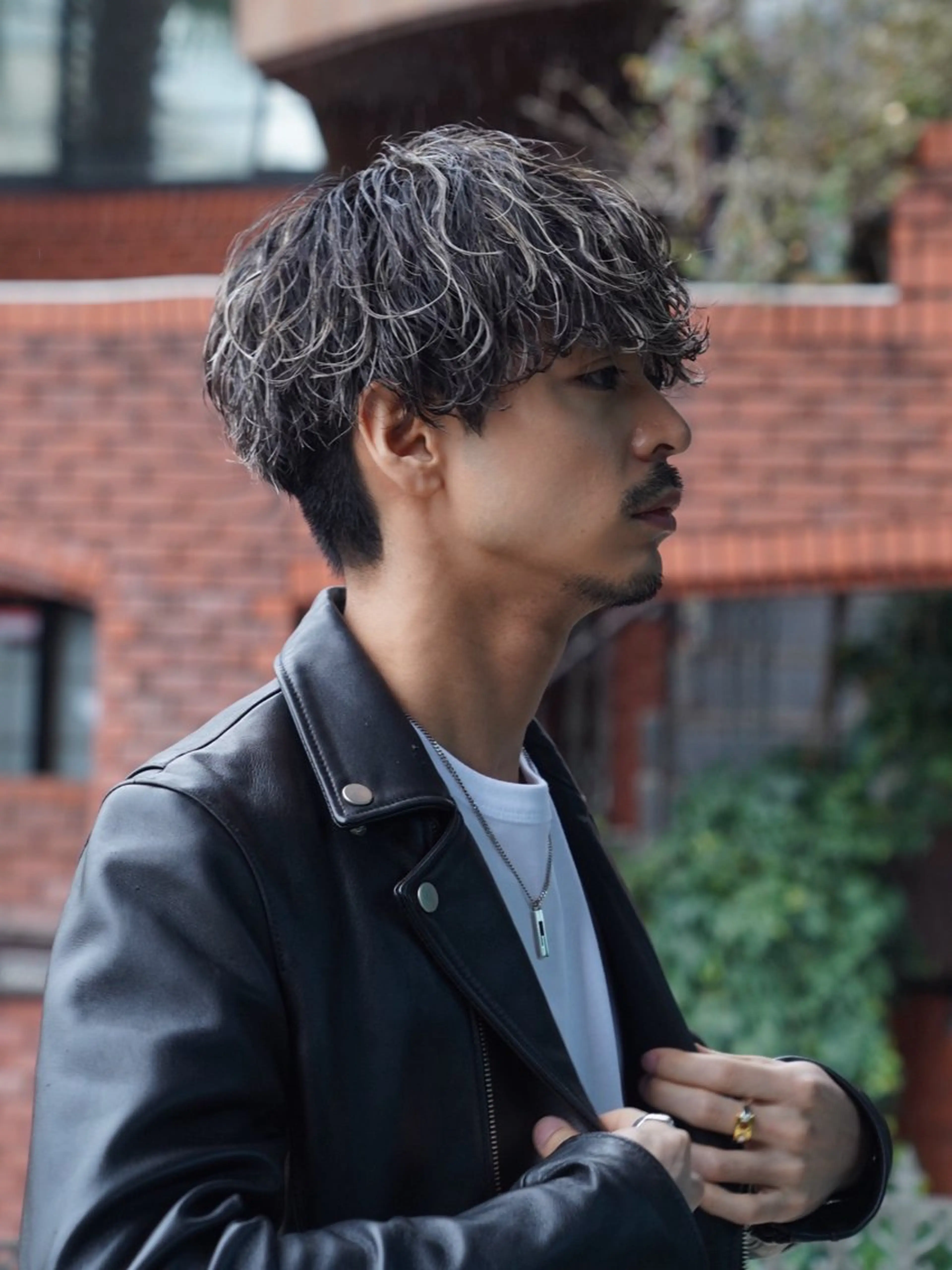 パーマ メンズ 藤平海音/fifth PARKのヘアスタイル