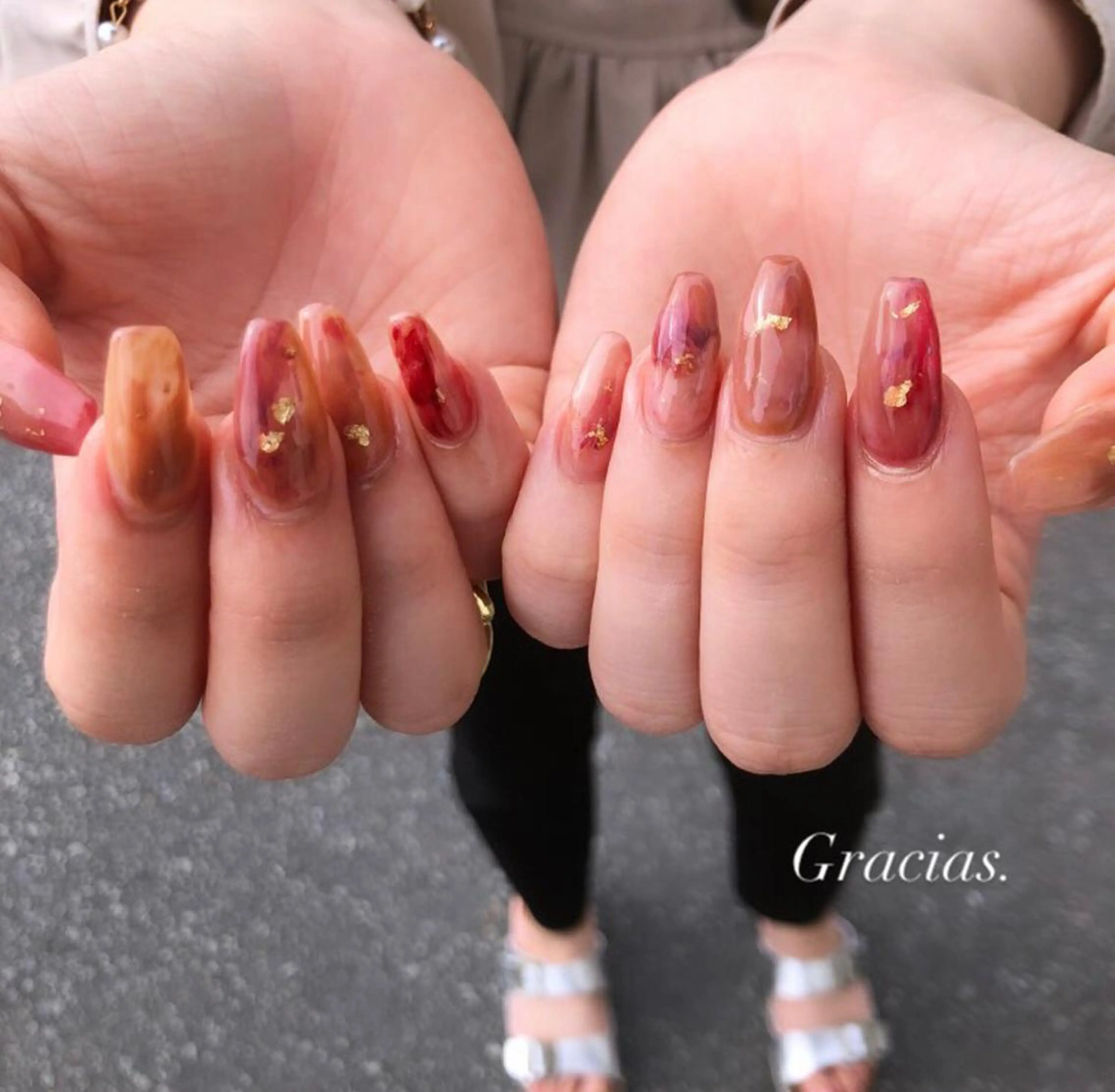 ネイル ハンドネイル Gracias. rieのネイルデザイン