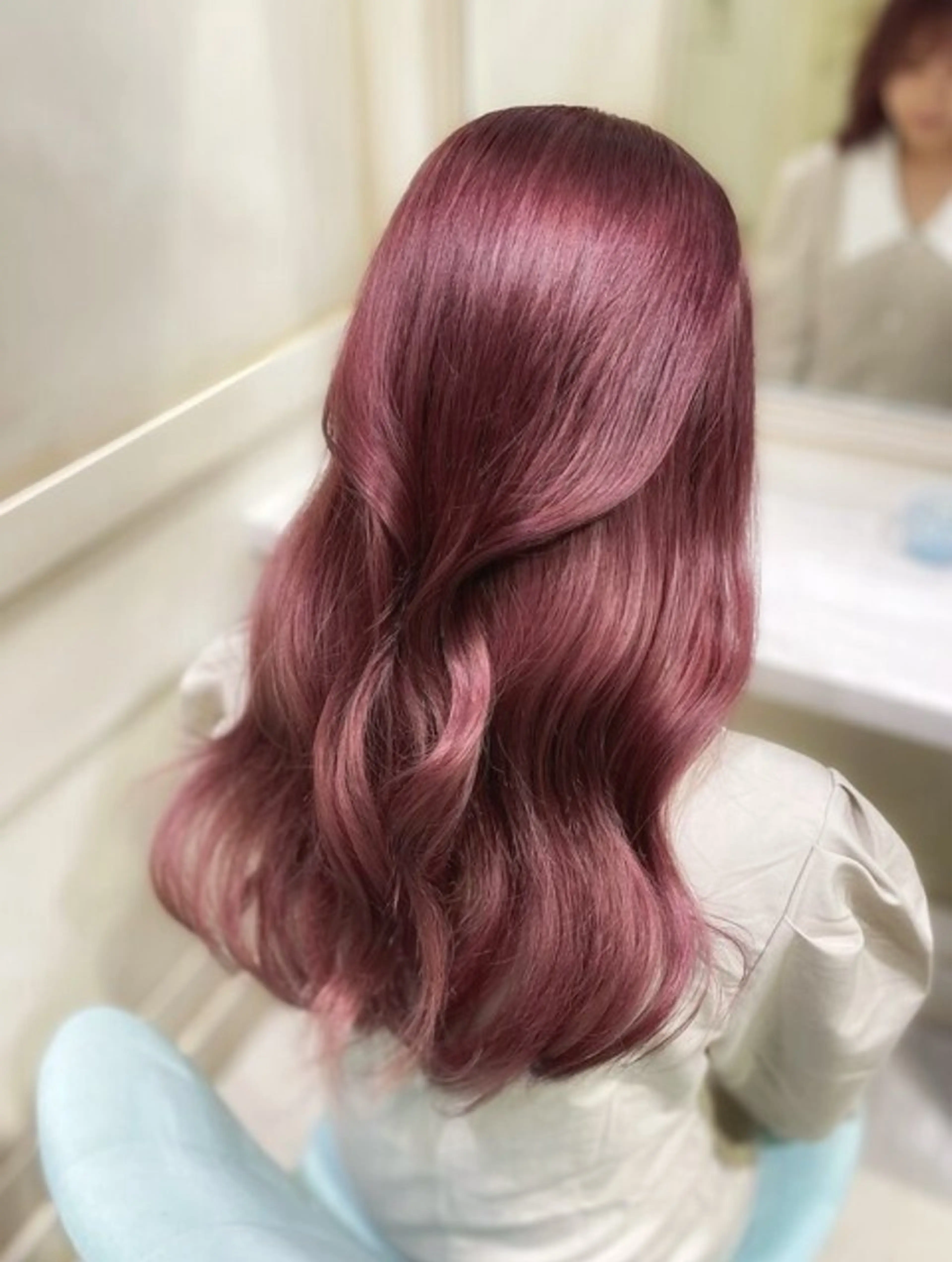 セミロング カラー 🦋ブリーチ/カラー 専門AYA💖のヘアスタイル