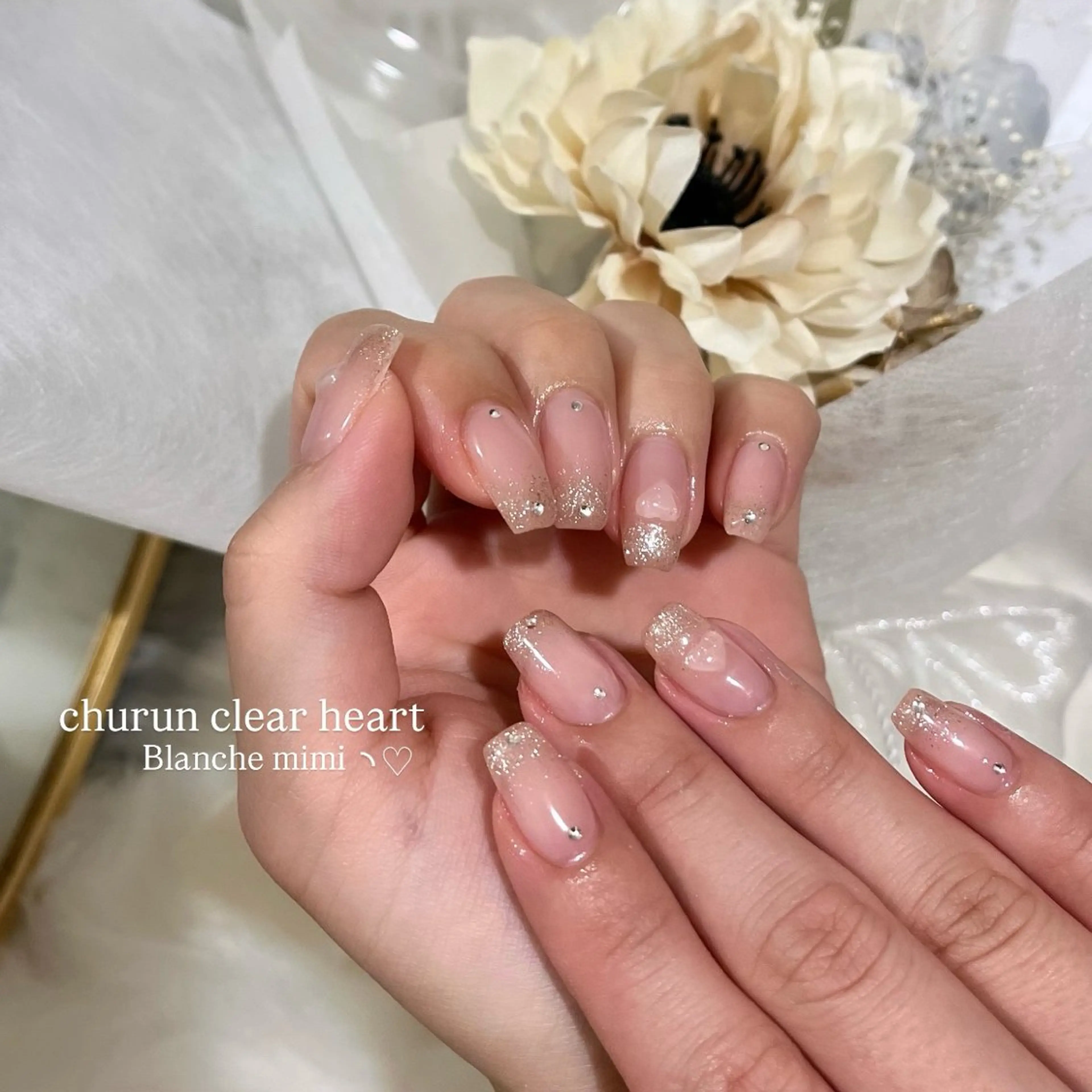 ネイル ハンドネイル Blanche mimi.u_aのネイルデザイン