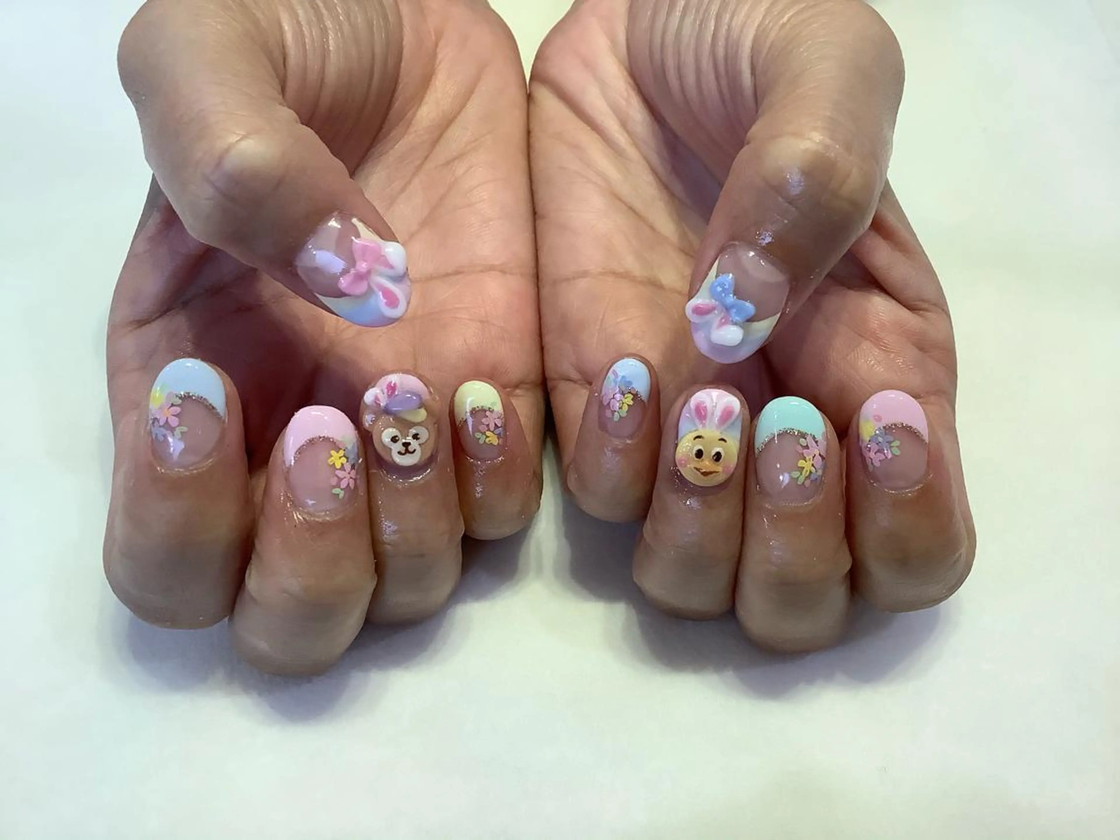 ネイル 💎🐰 saki. m 🐰💎のネイルデザイン