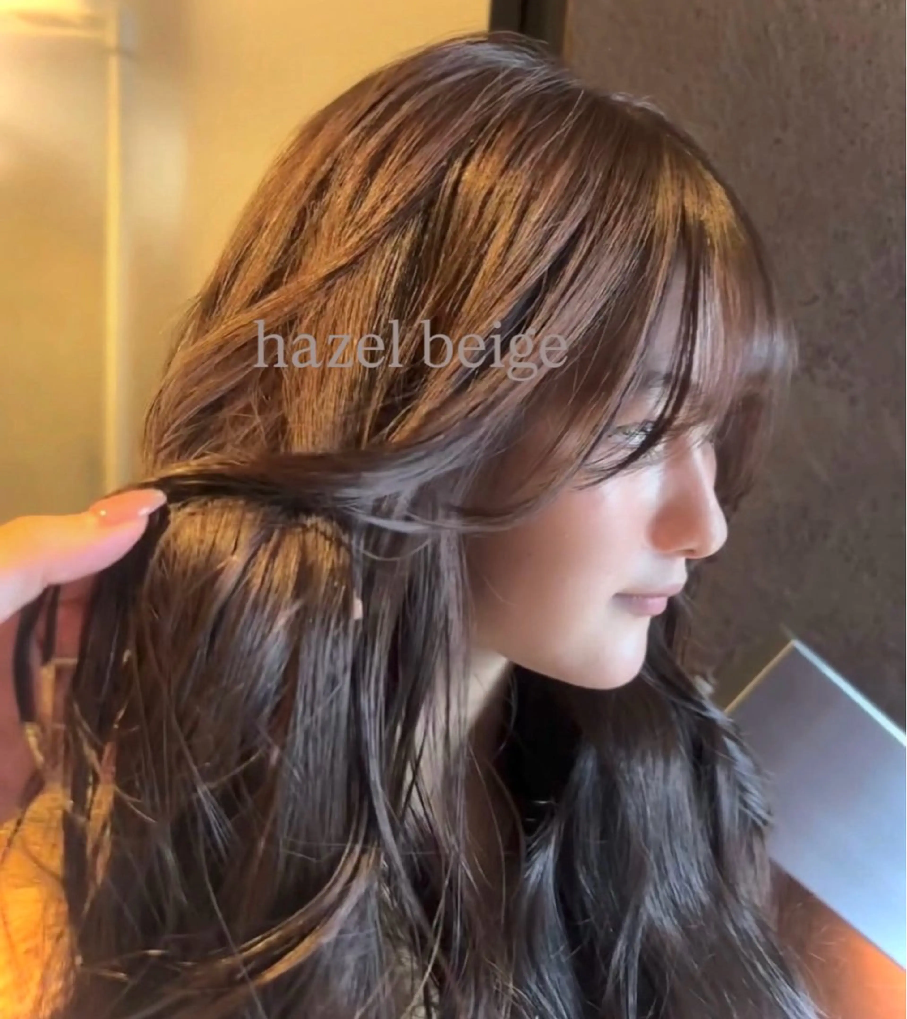 ロング カラー ベージュカラー 透明感カラー 韓国風🦋🦋モテ ヘアMIKU/表参道のヘアスタイル