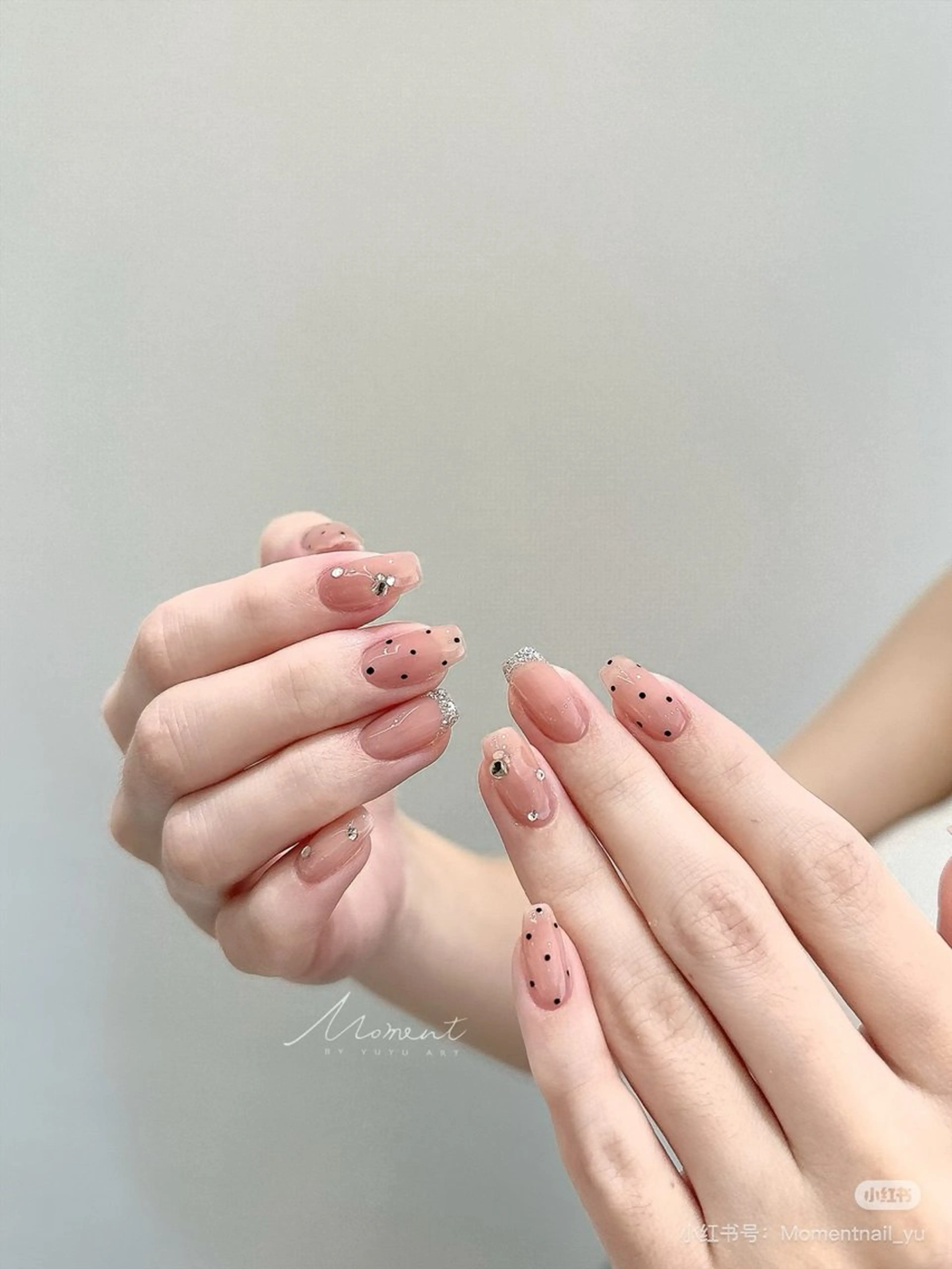 ネイル アートネイル オーロラネイル チークネイル フレンチネイル ガラスフレンチ 🎀🎀YooLi Nail Salonのネイルデザイン