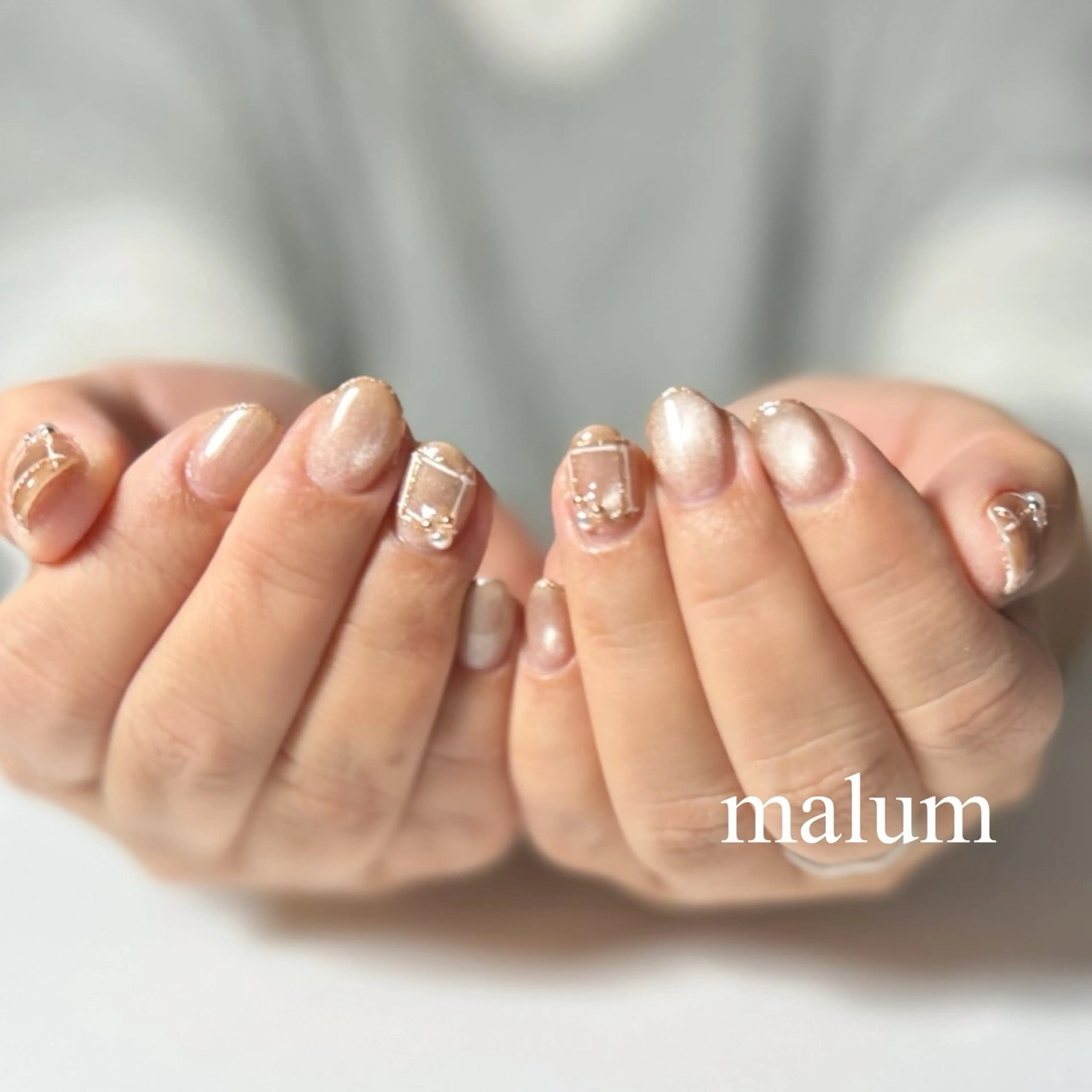 ネイル ハンドネイル malum nailのネイルデザイン