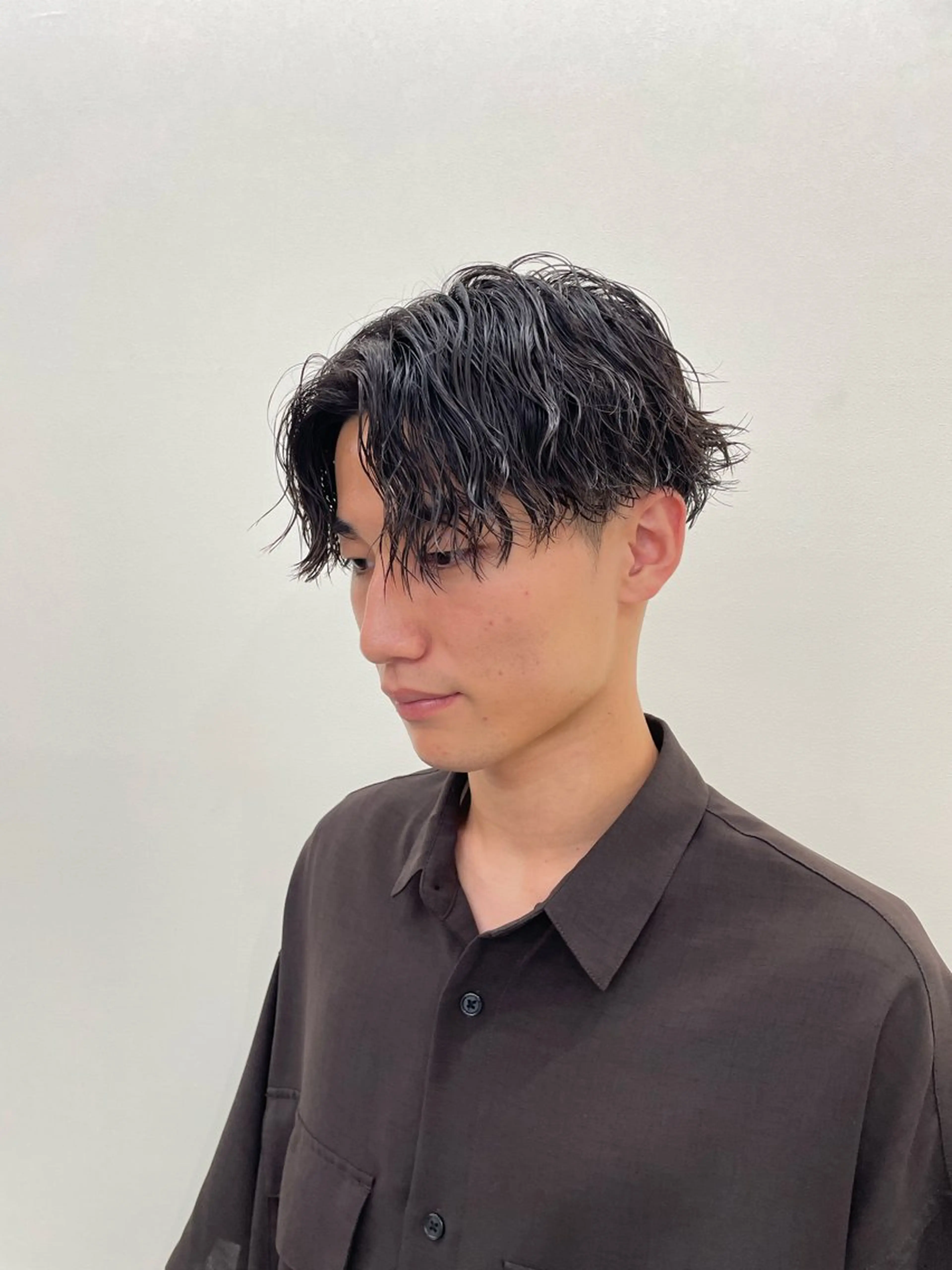 パーマ メンズ 大阪美容師 井上智博のヘアスタイル