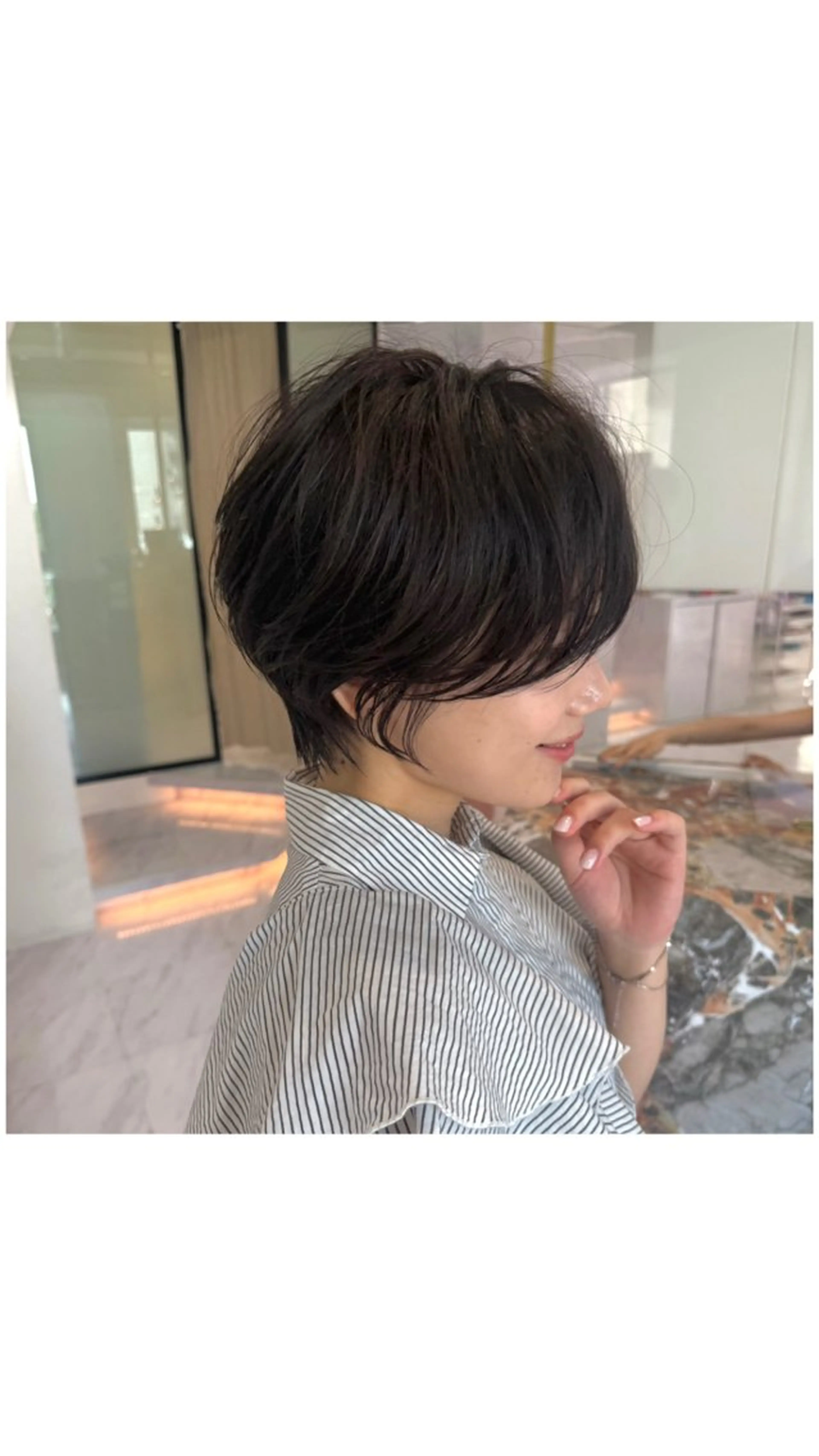 ショート カラー 透明感カラー ショートヘア トリートメント カット ヘアカラー トリートメント 🌟TOSHI/透明 感カラー/ショートのヘアスタイル
