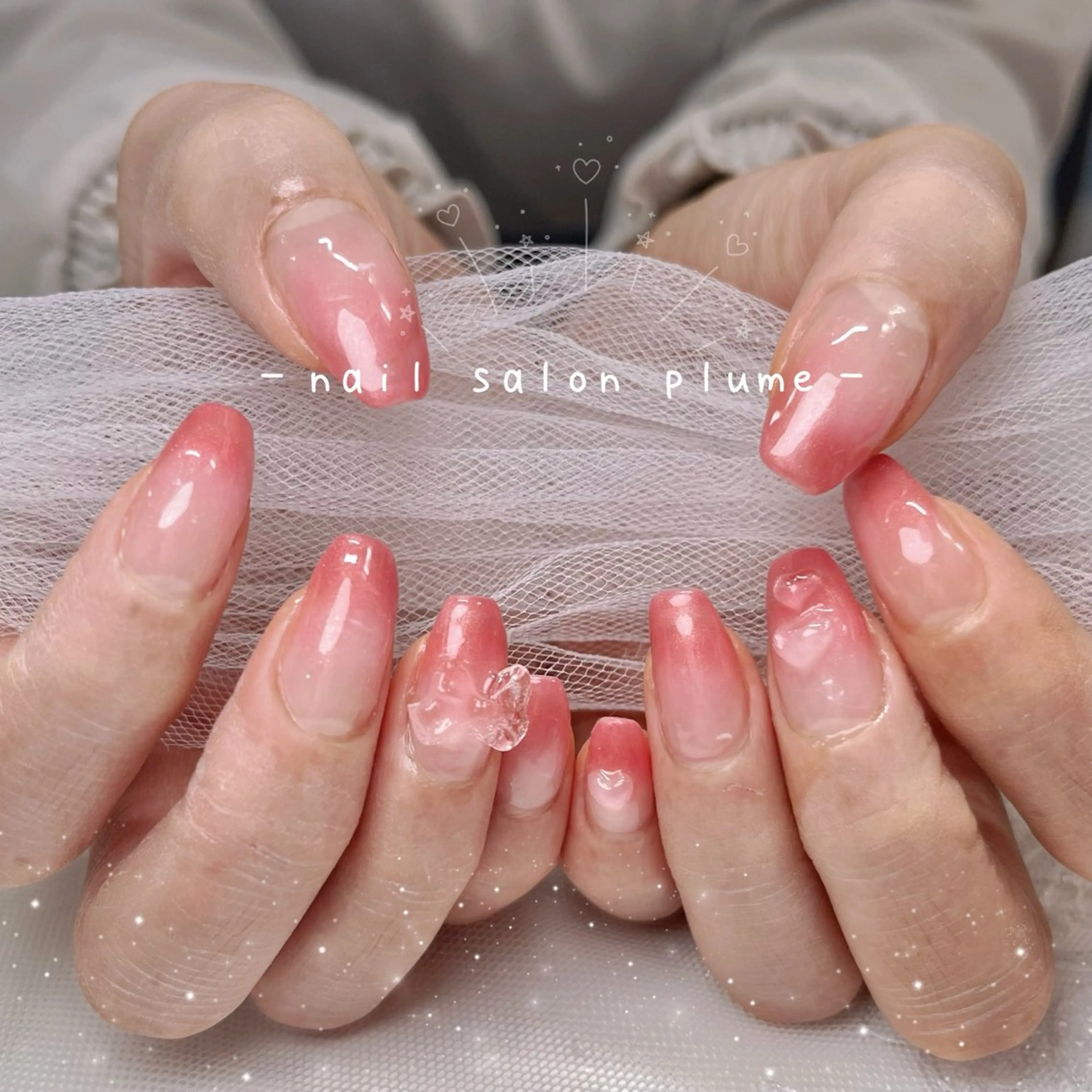 ネイル ハンドネイル plume nail ☆韓国ネイルのネイルデザイン