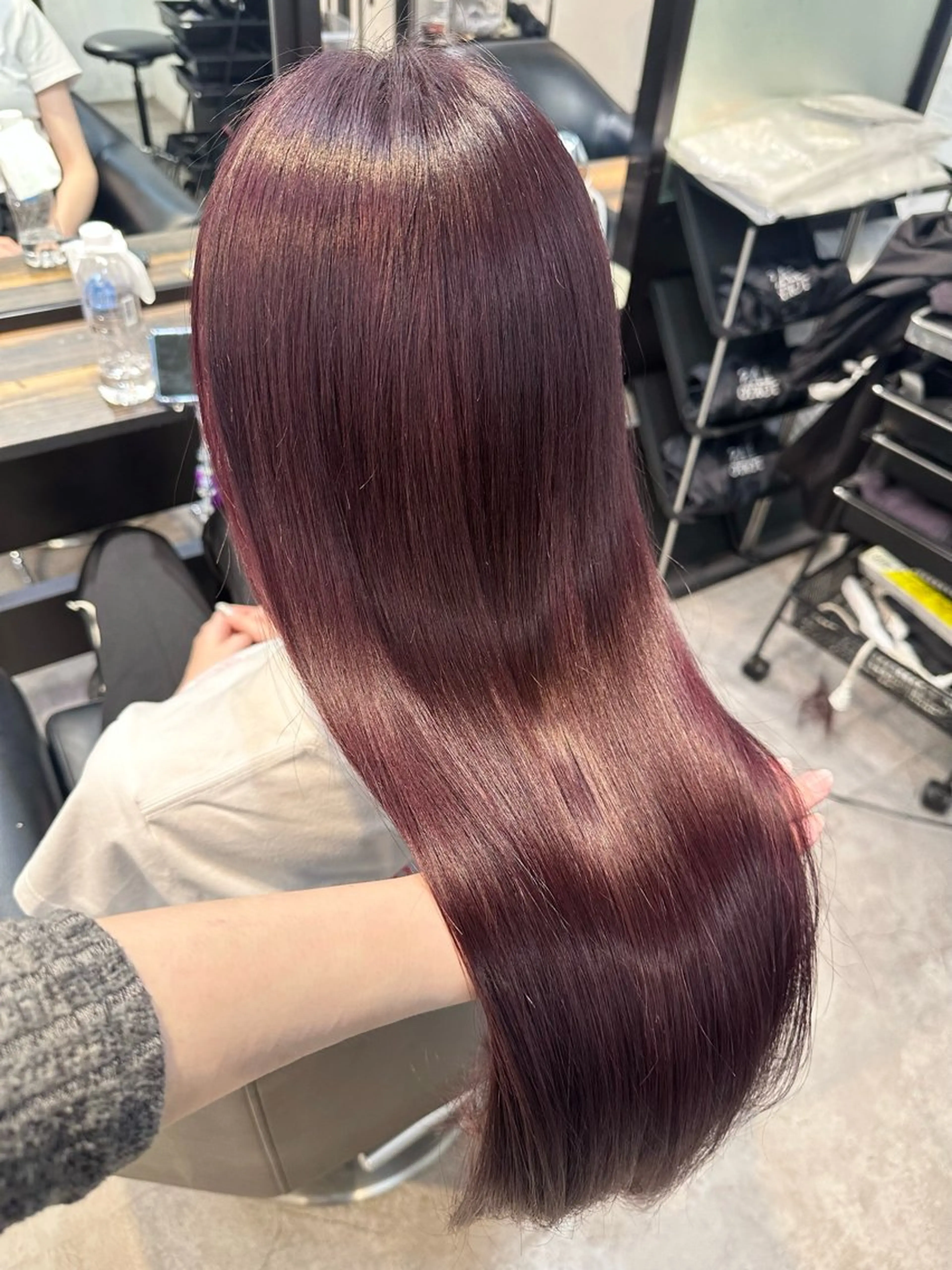 ロング カラー ヘアカラー トリートメント 🫧エクステ/透明感 カラー🫧アサミ️のヘアスタイル