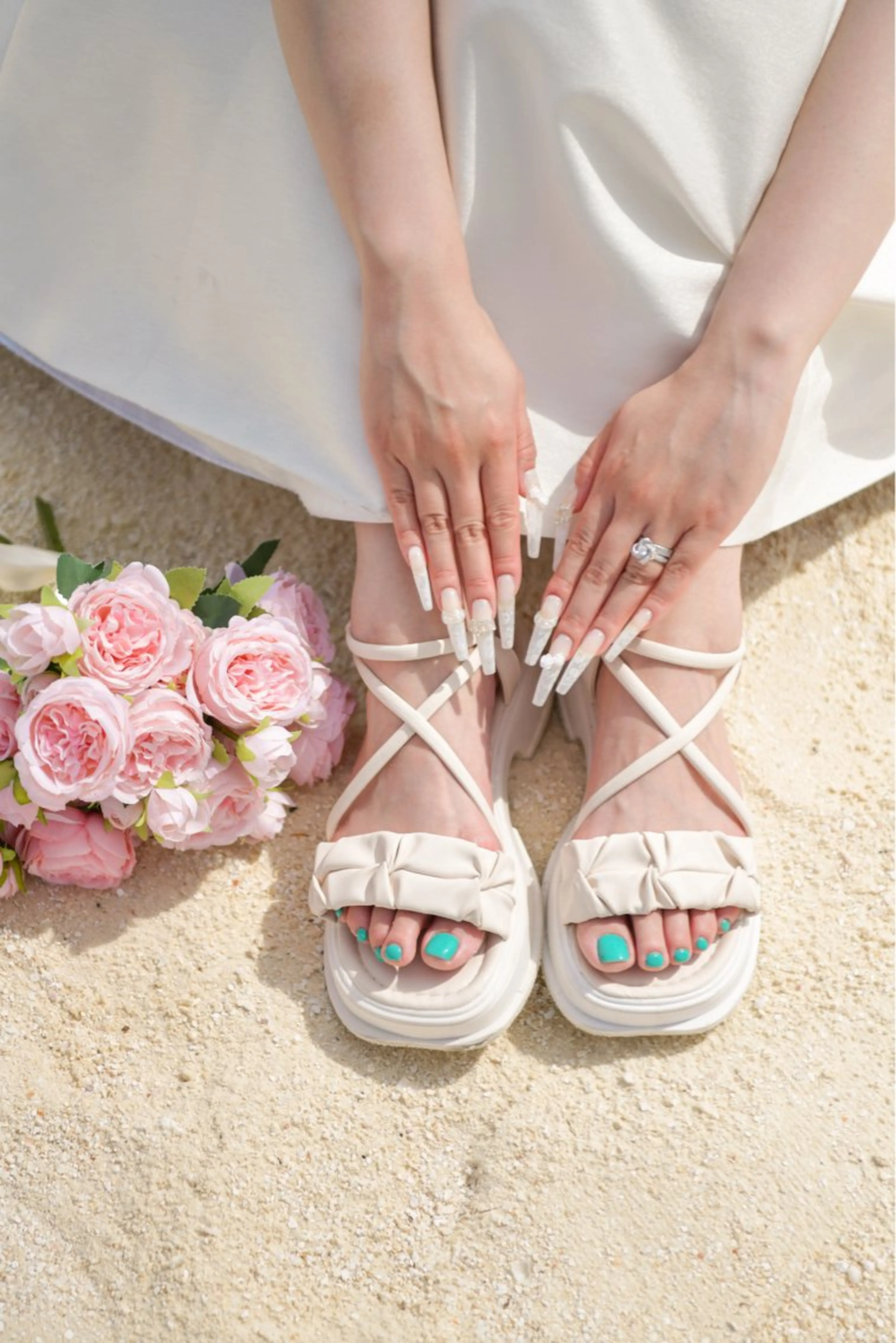 ネイル フットネイル 渋谷ネイル🎀 y2k/海外ネイルのネイルデザイン