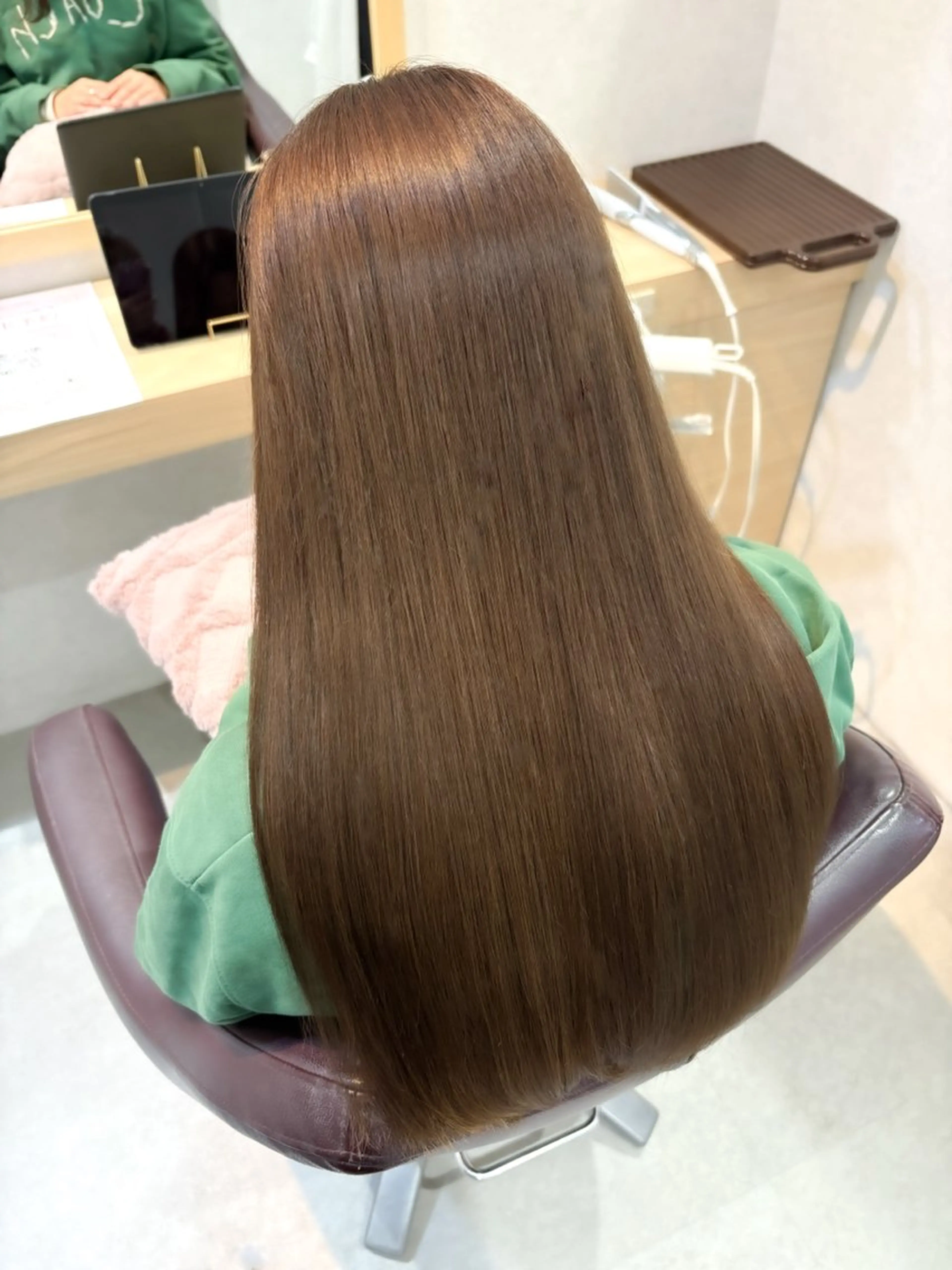 ロング カラー ブラウンカラー キャラメルブラウン カット ヘアカラー トリートメント ブラウンカラー 🫧tomoka🫧のヘアスタイル