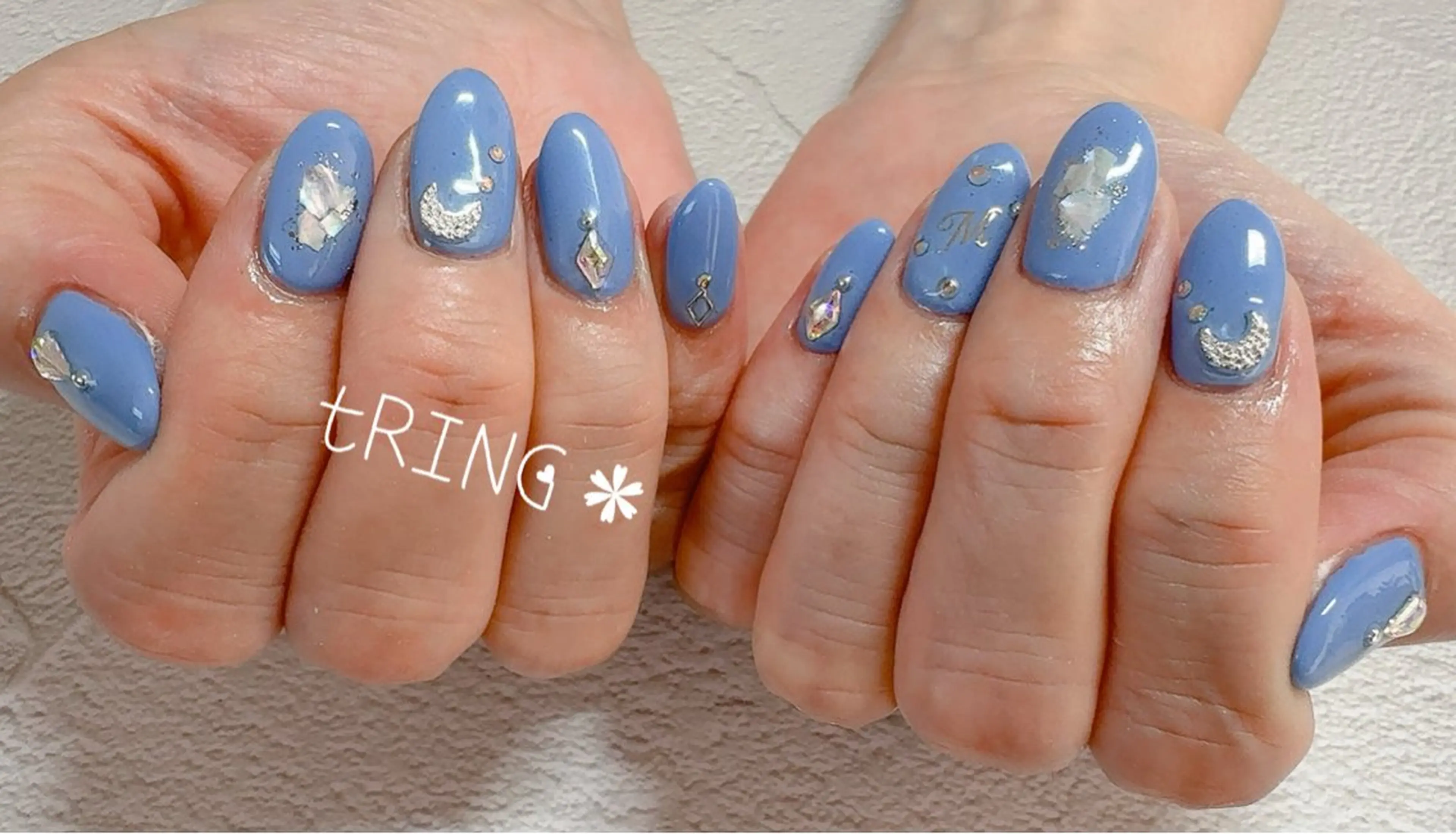 ネイル ハンドネイル tRING＊ しいの木台のネイルデザイン