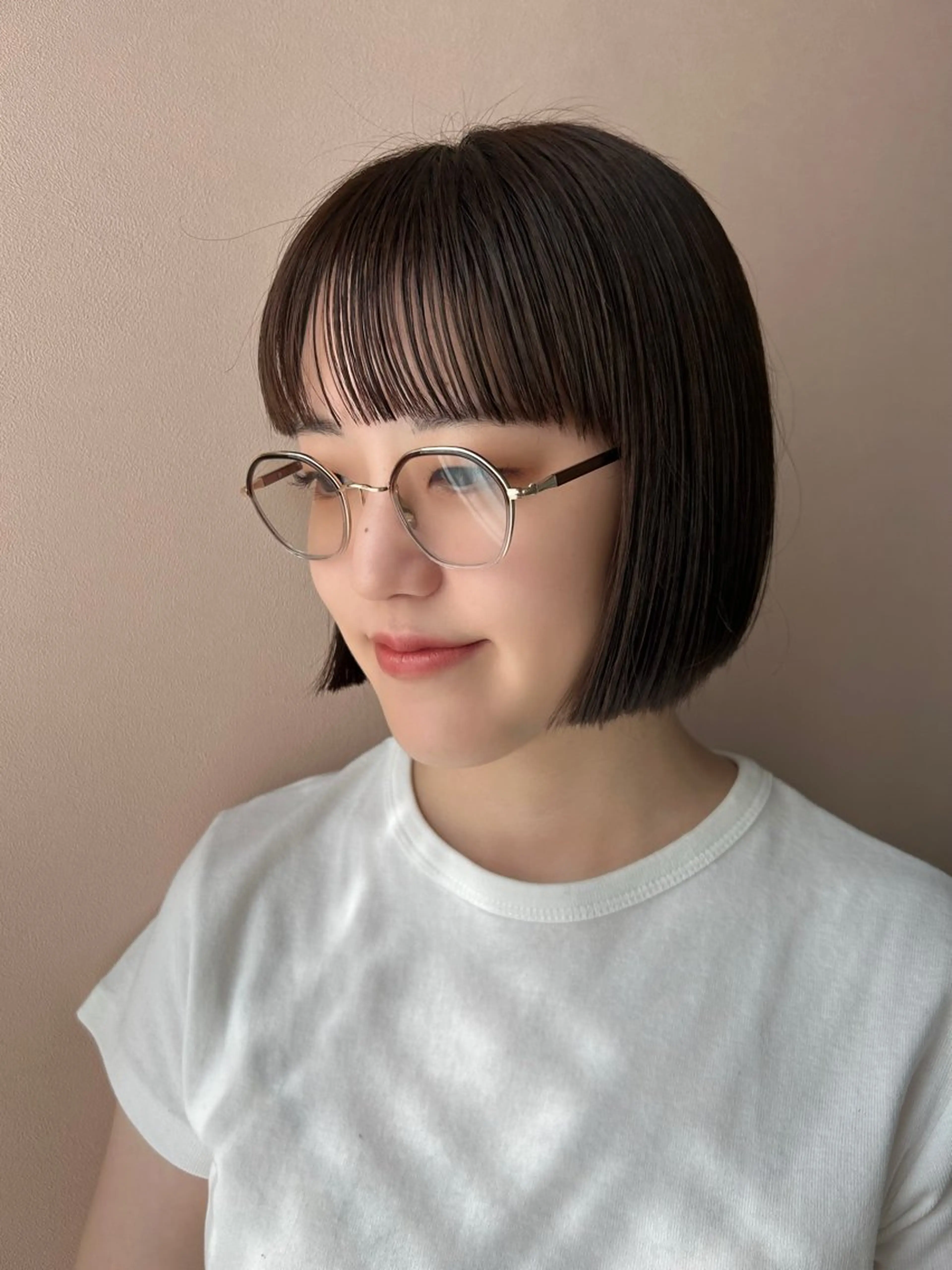 ショート カラー ボブ hub hair レイヤー/透明感のヘアスタイル