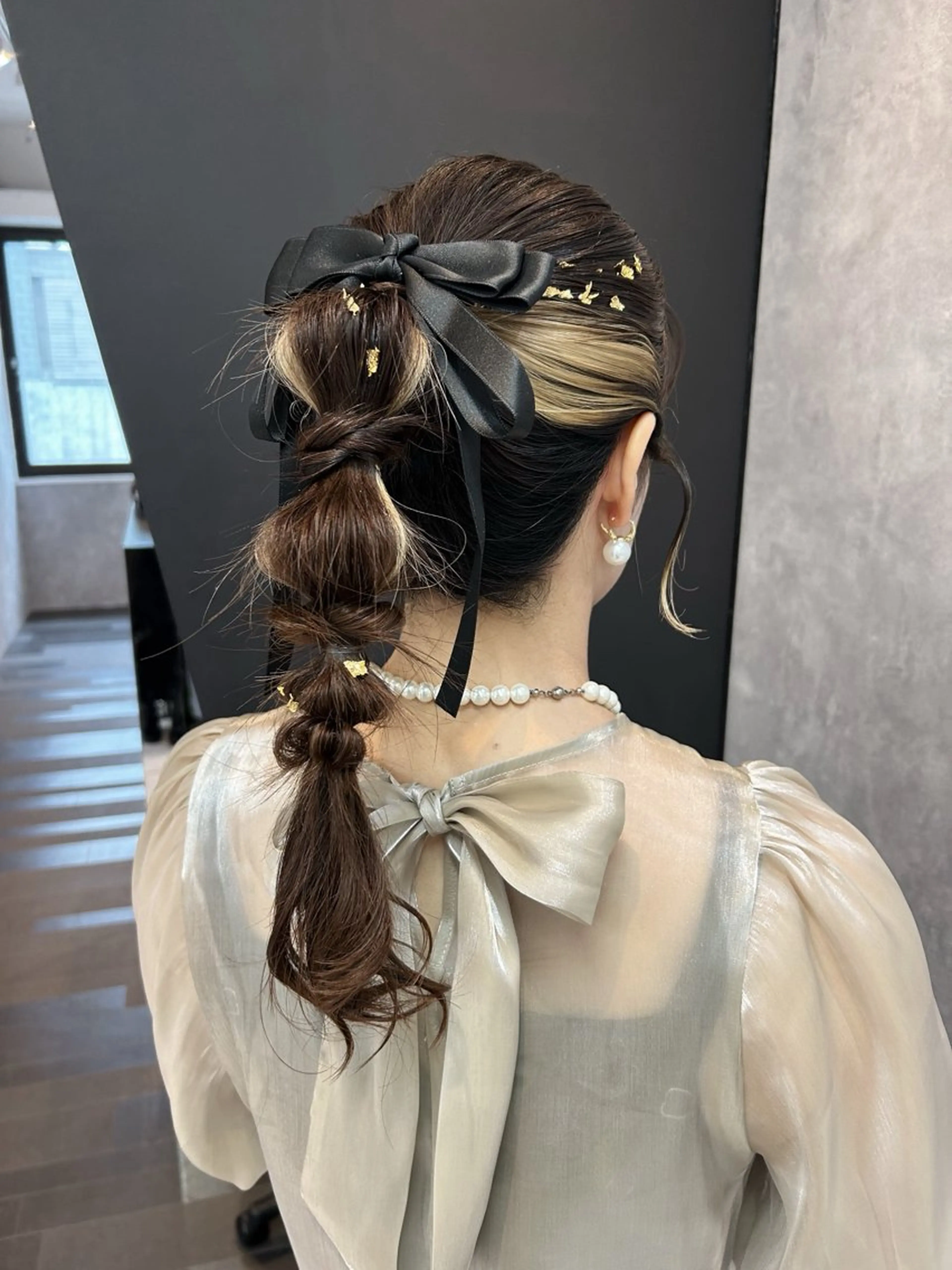 ロング ヘアアレンジ _WHITE 天神店 YUMEKA🐻のヘアスタイル