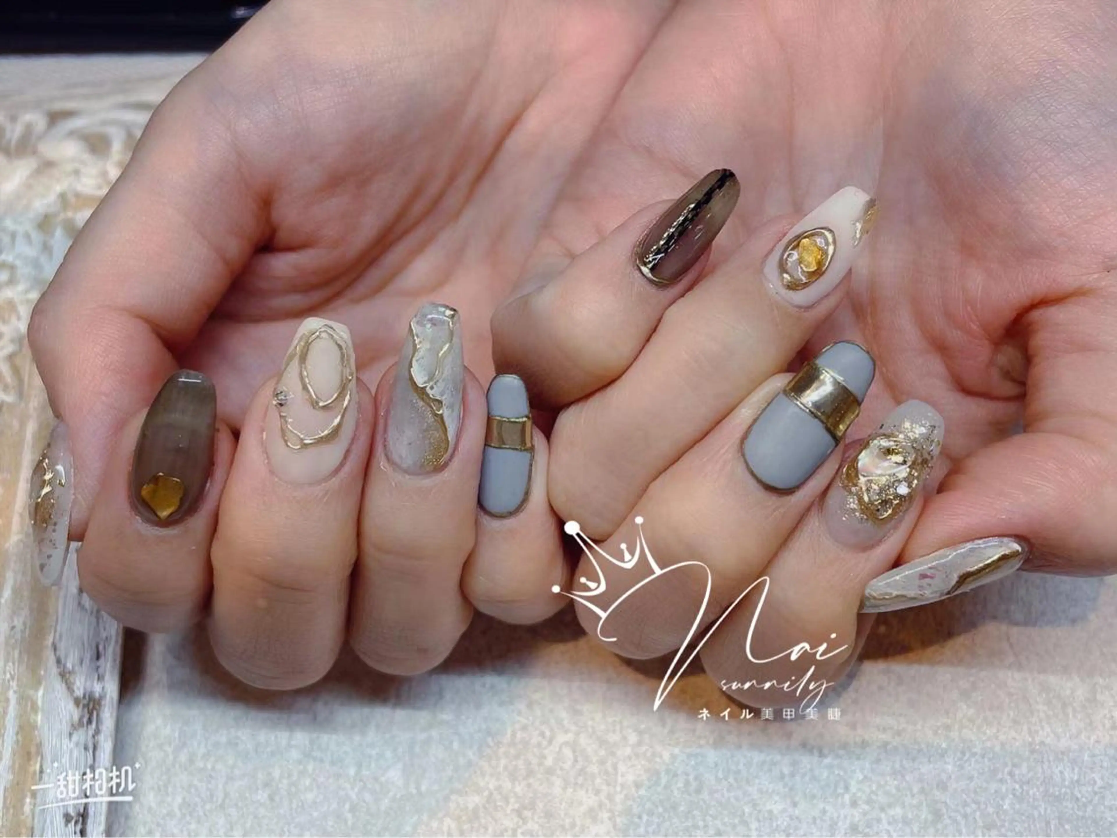 ネイル 長さだし専門店 M2　rikaのネイルデザイン