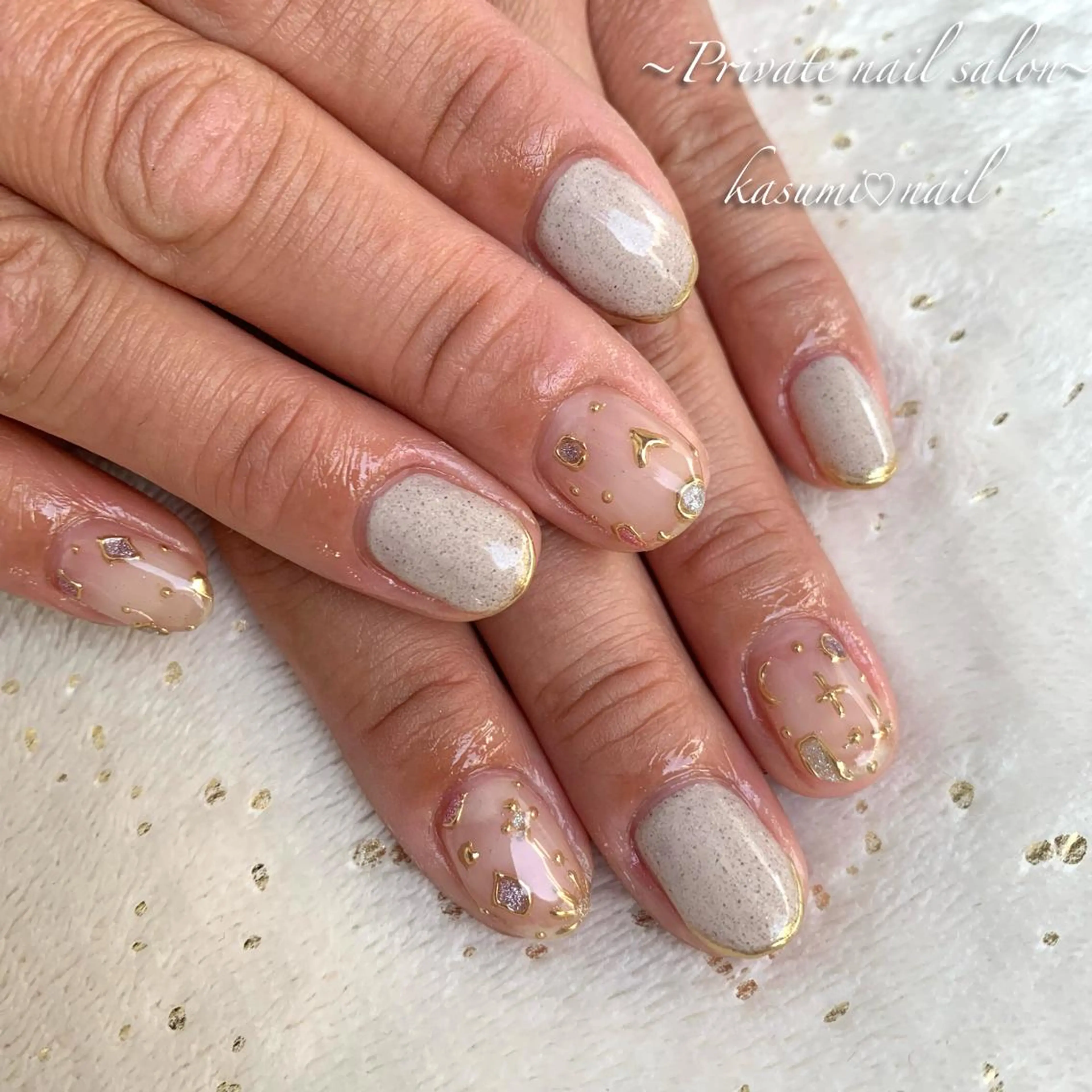 ネイル ニュアンスネイル 春ネイル KASUMI♡ Nailのネイルデザイン