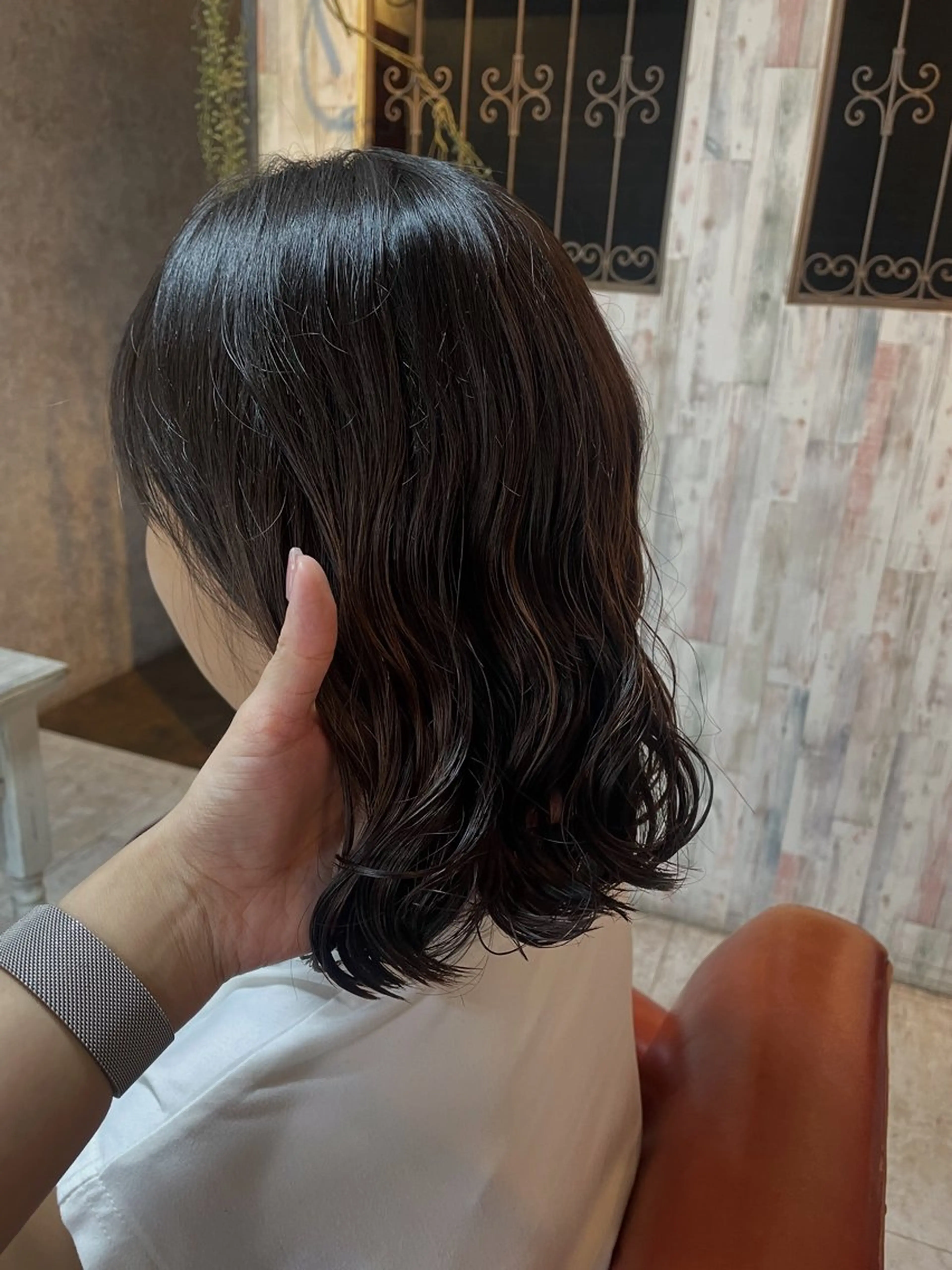 ミディアム ミディアムパーマ 《Rounds》 rihoのヘアスタイル