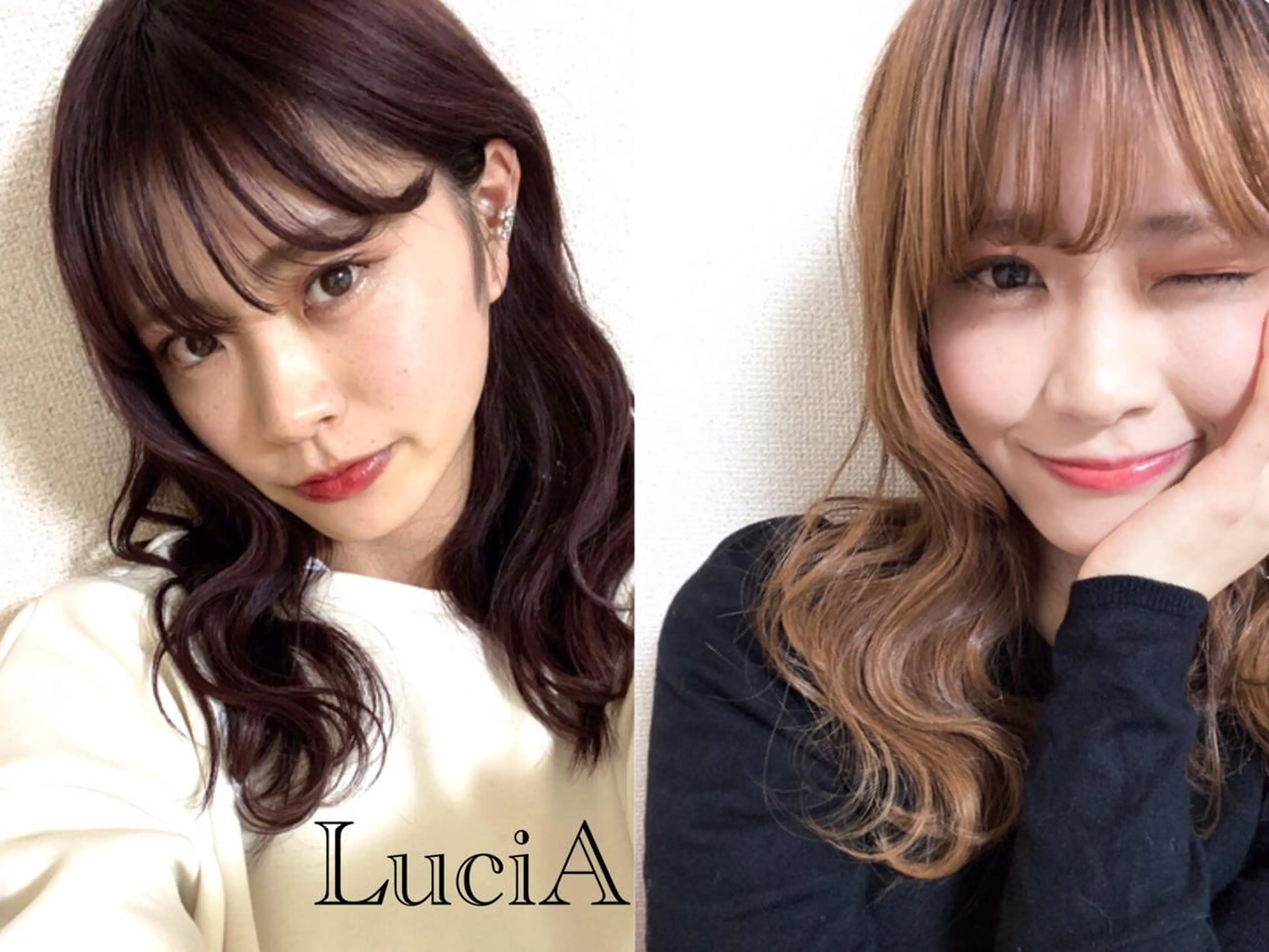 カラー ロング ヘアアレンジ MISAKIエクステ ブリーチ\5900のヘアスタイル