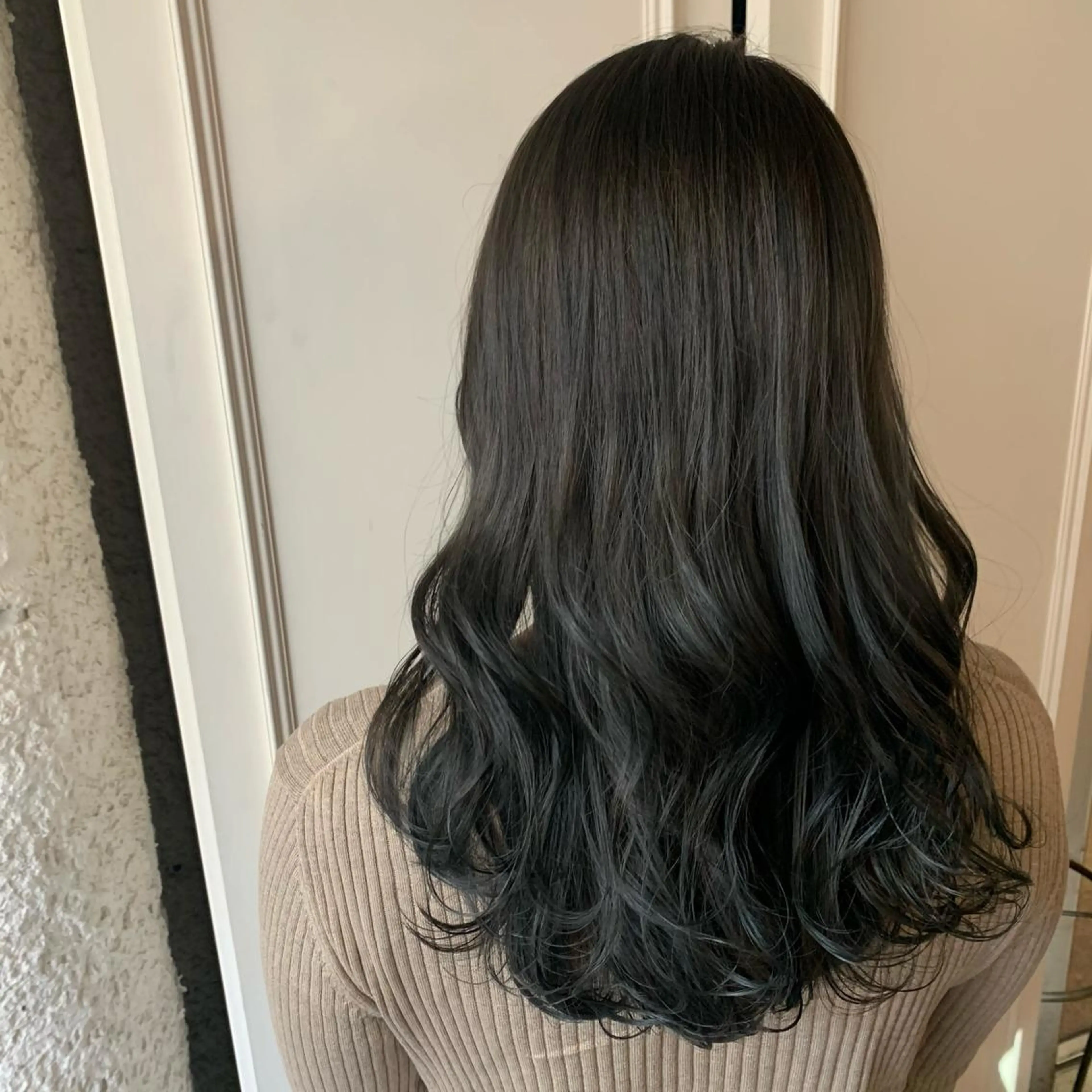セミロング カラー 透明感カラー グレージュ 悩み解決/艶髪/ LISAのヘアスタイル